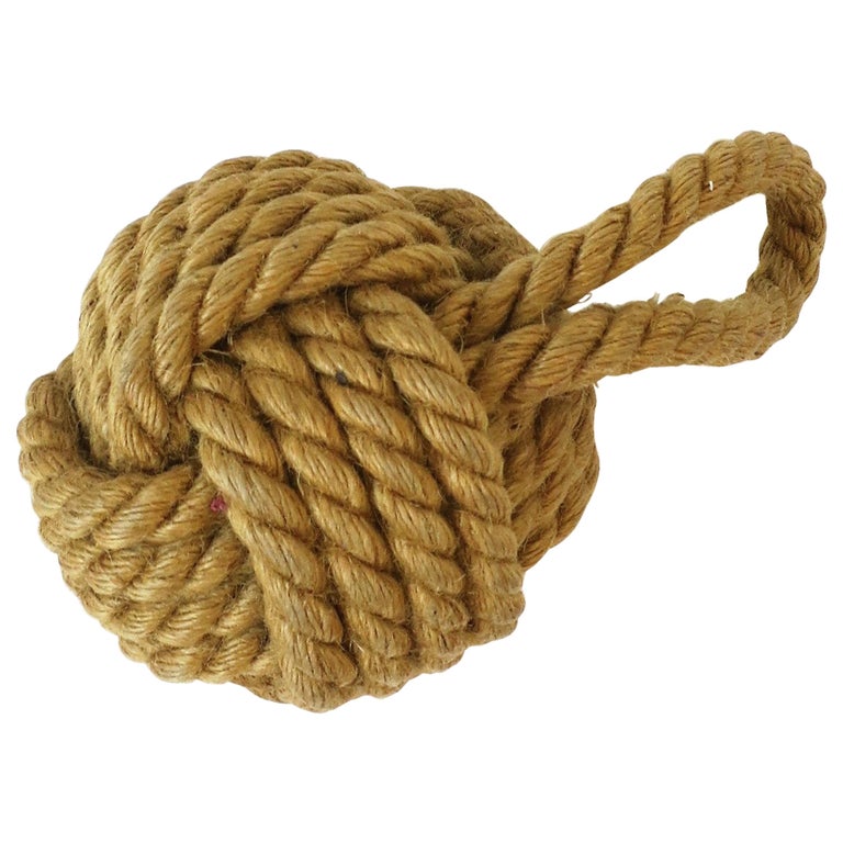 Nautical Rope Knot For Sale at 1stDibs