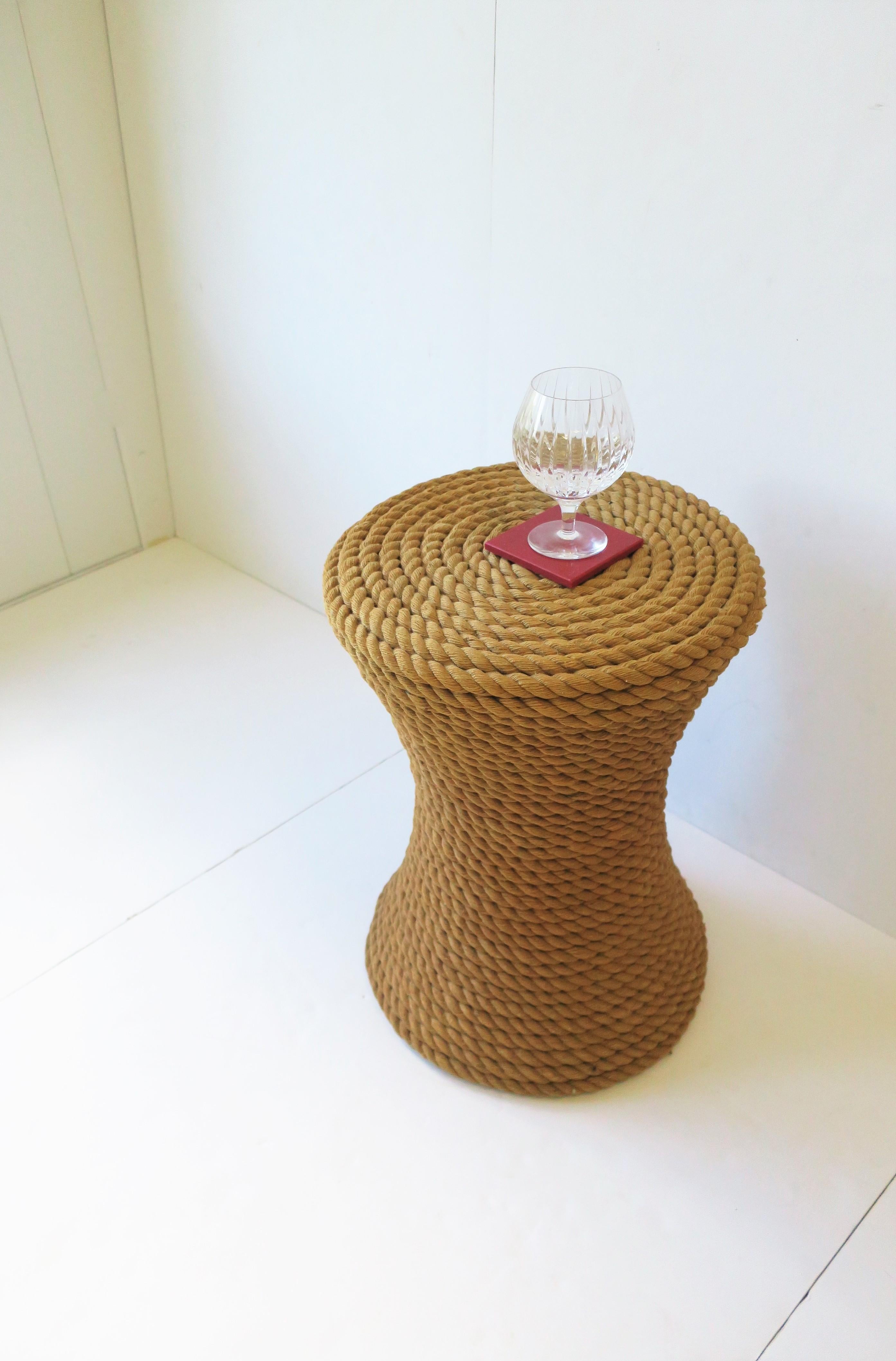 Nautical Rope Round Side or End Table 3