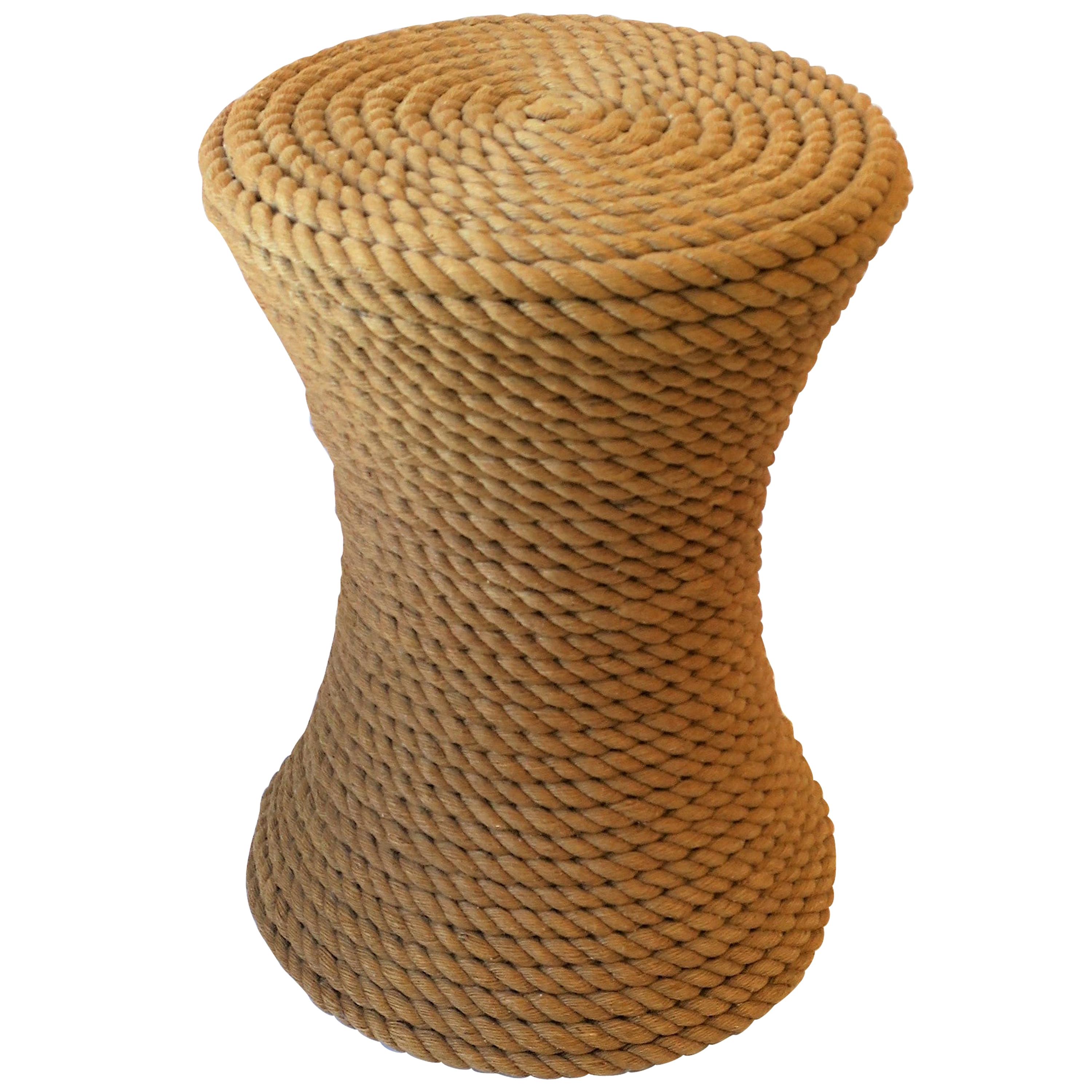 Nautical Rope Round Side or End Table