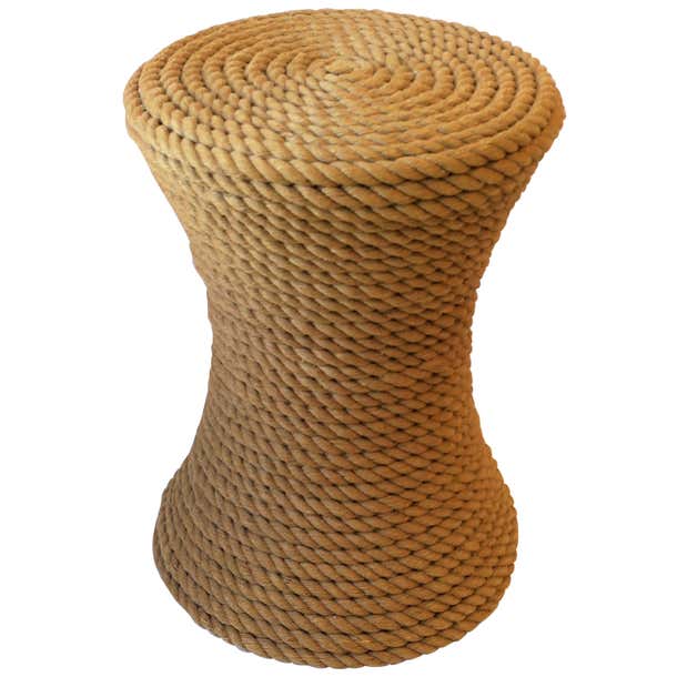 Nautical Rope Round Side or End Table For Sale at 1stDibs | nautical ...