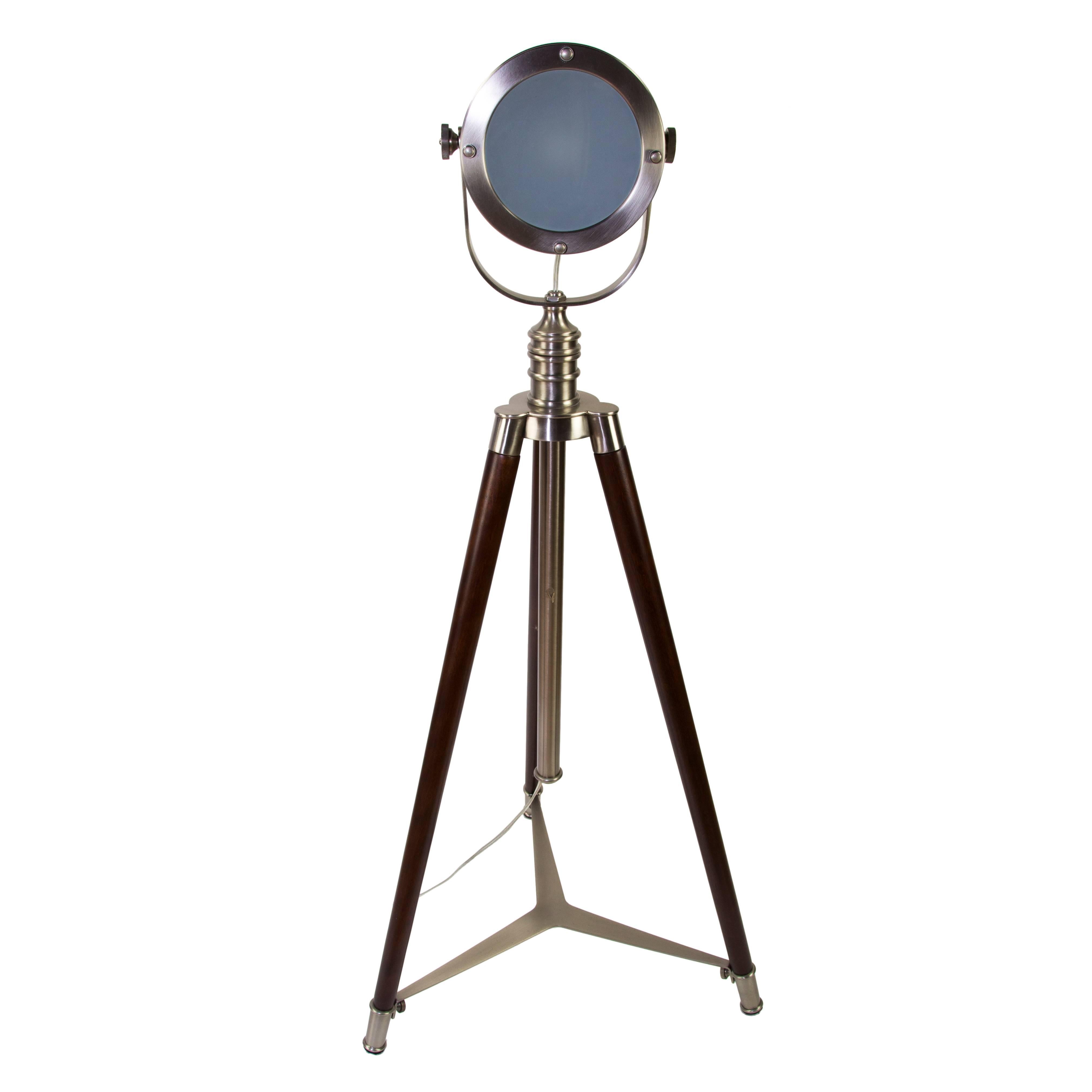Get the trending Industrial look in the comfort of your home and office! This large spotlight floor lamp fits well in every corner of the room and works great over your favorite reading chair; not only attractive but also practical in adding low