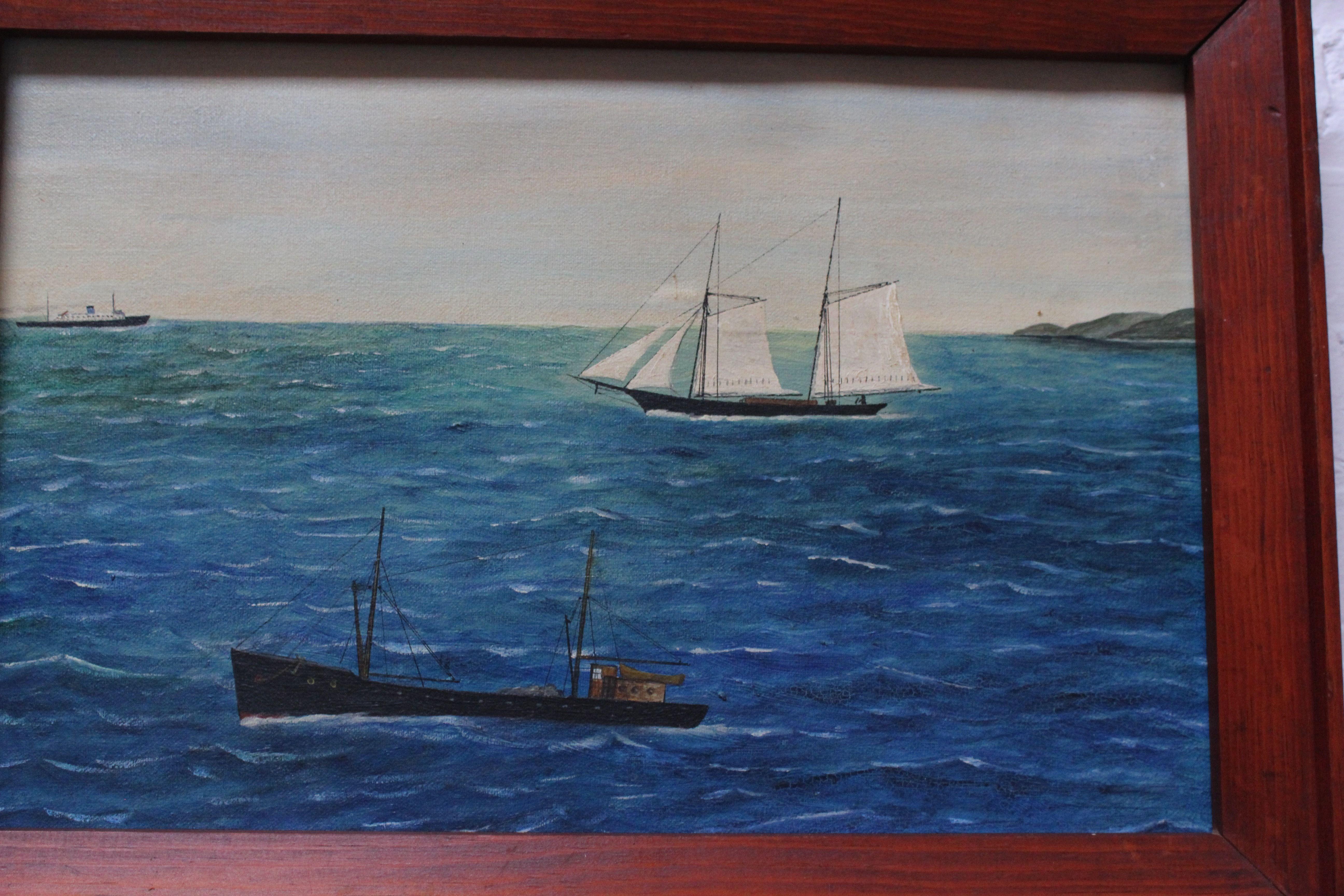 Nautical Seascape Oil on Canvas 3