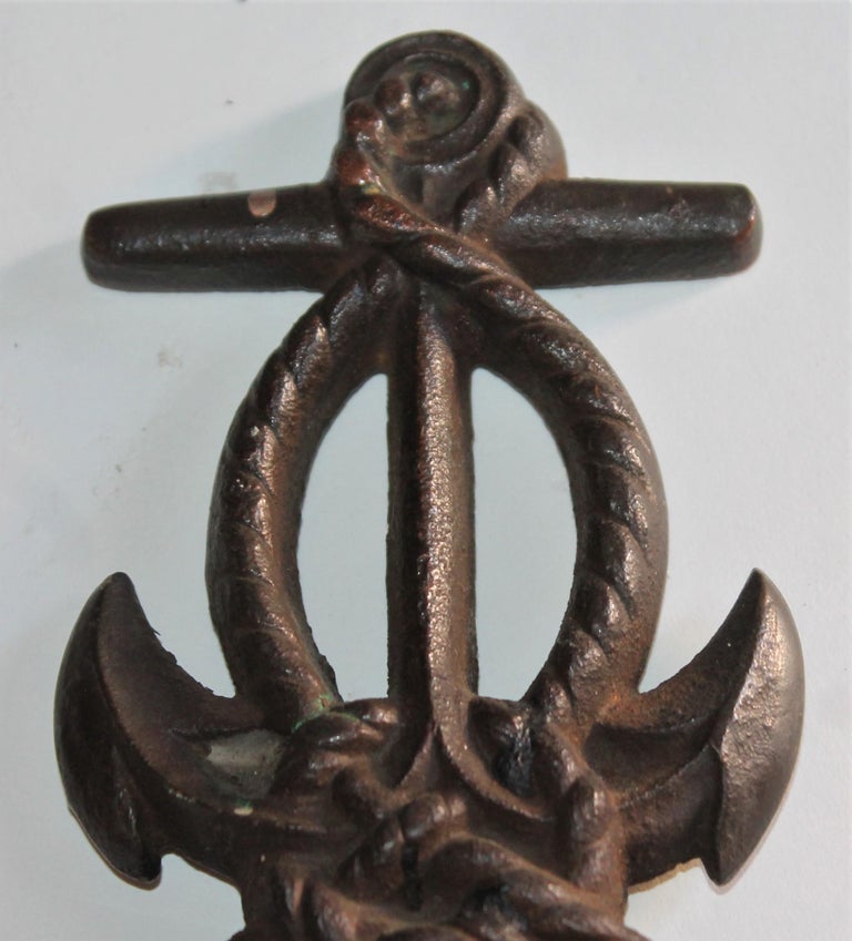 Nautical Ship Iron Door Stop at 1stDibs