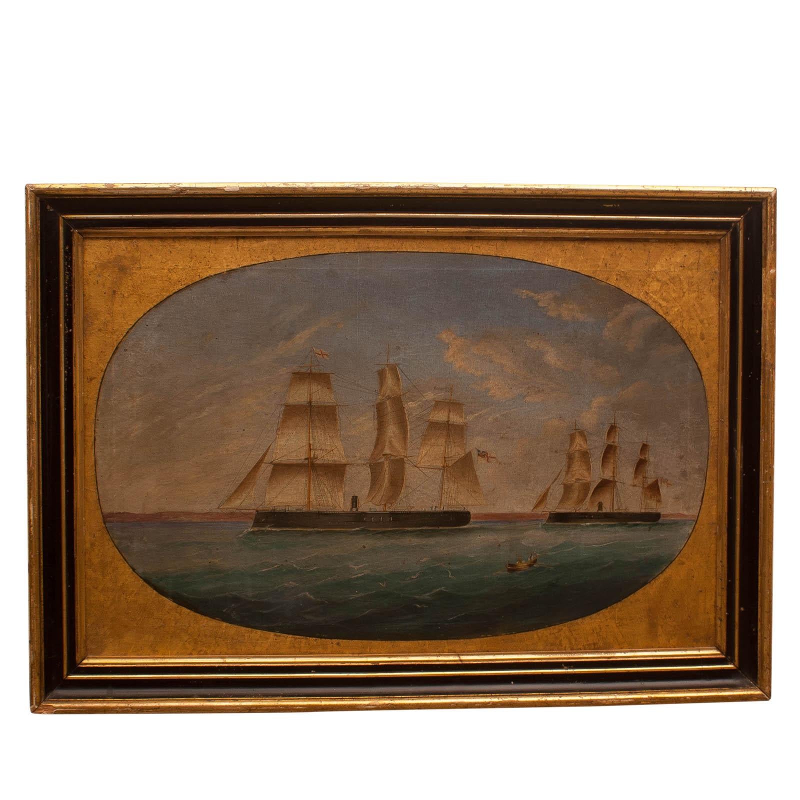 Nautical Ship Painting, circa 1890, England