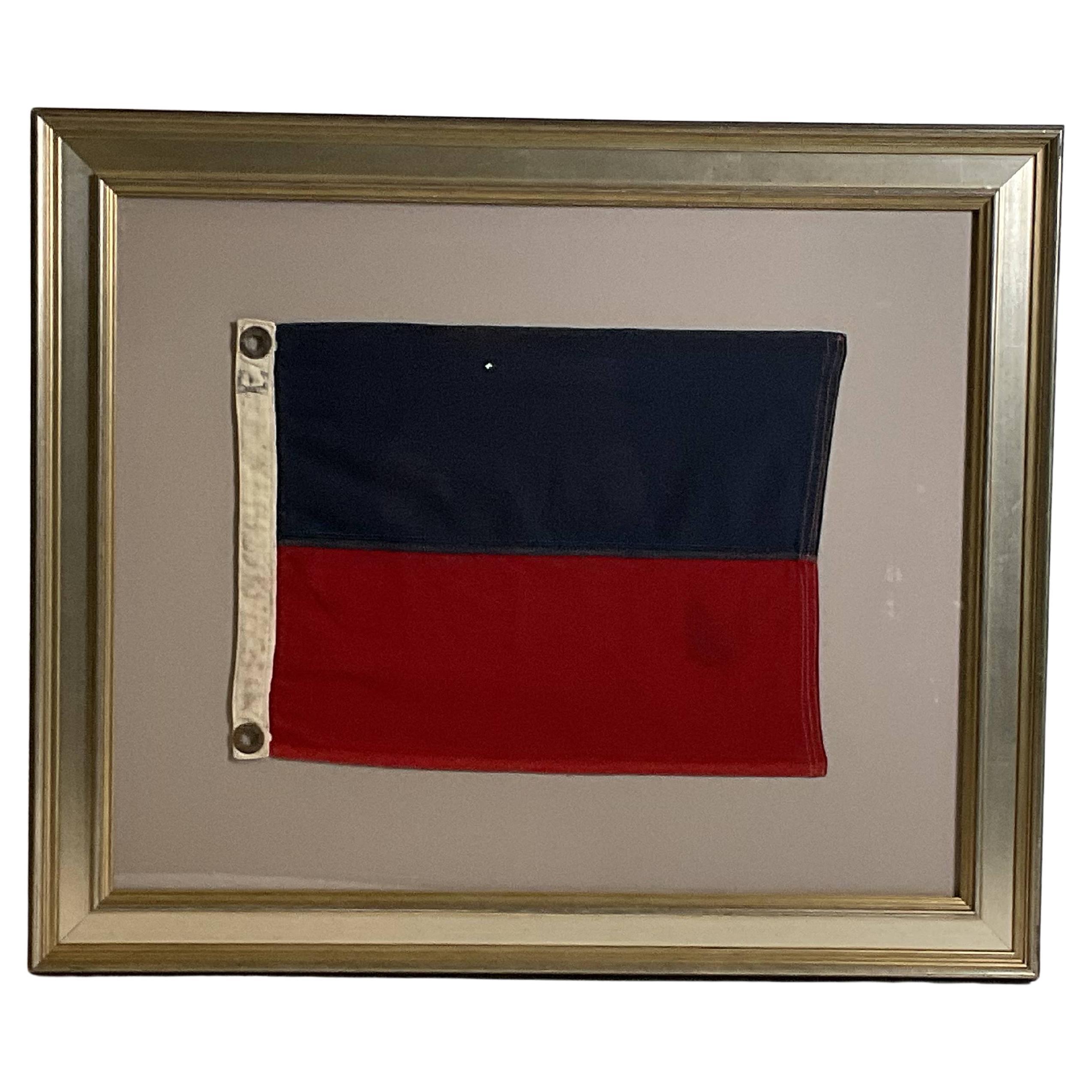 Nautical Signal Flag For Letter “E”