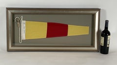 Nautical Signal Flag in Shadowbox Frame