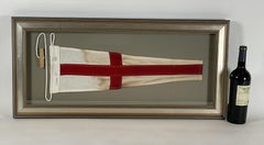 Nautical Signal Flag In Shadowbox Frame