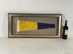 Nautical Signal Flag In Shadowbox Frame