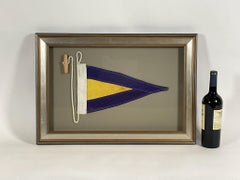 Nautical Signal Flag In Shadowbox Frame