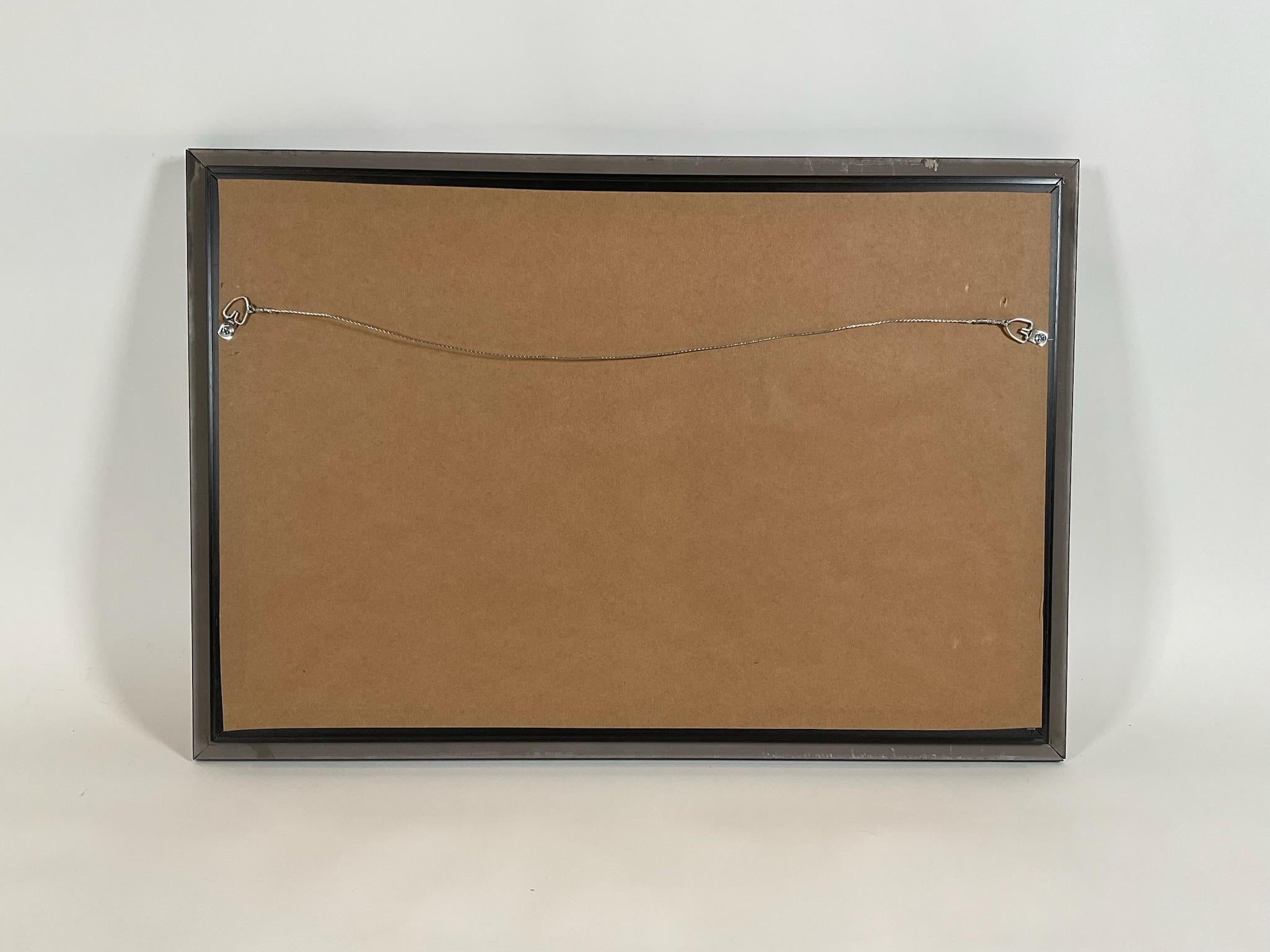 Drapeau de signalisation nautique dans un cadre en forme de boîte à ombres en vente 2