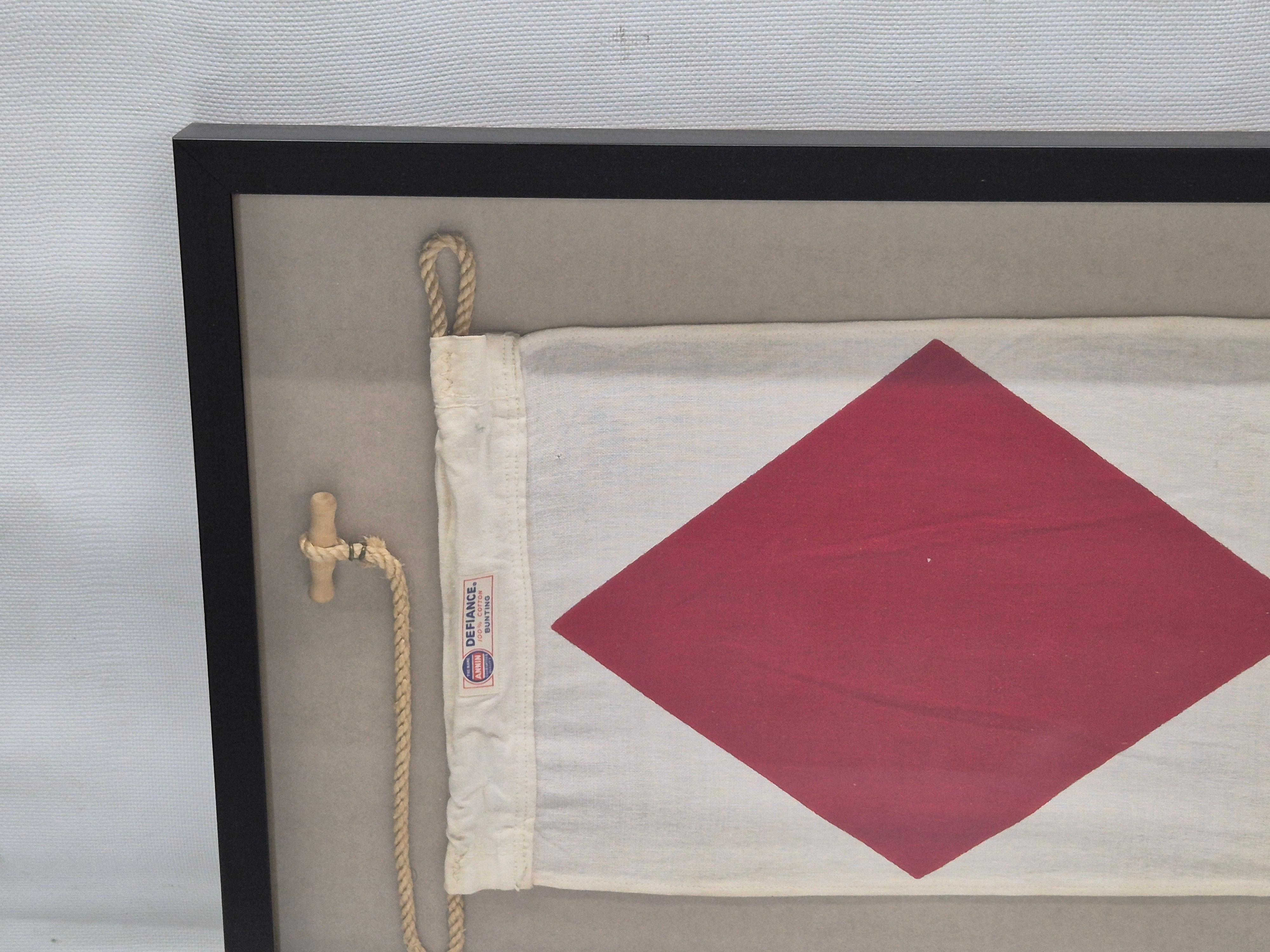 Nautical Signal Flag of Letter 