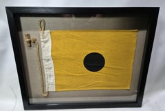 Nautical Signal Flag of Letter "I" in Shadowbox Frame