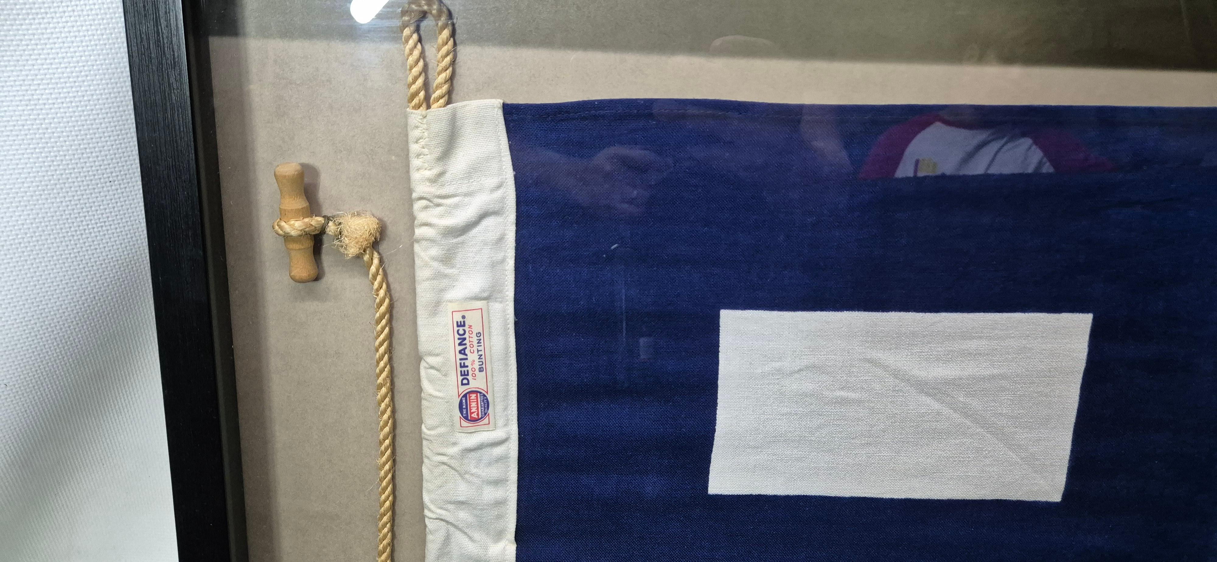 Nautical Signal Flag of Letter 