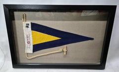 Nautical Signal Pennant in Shadowbox Frame