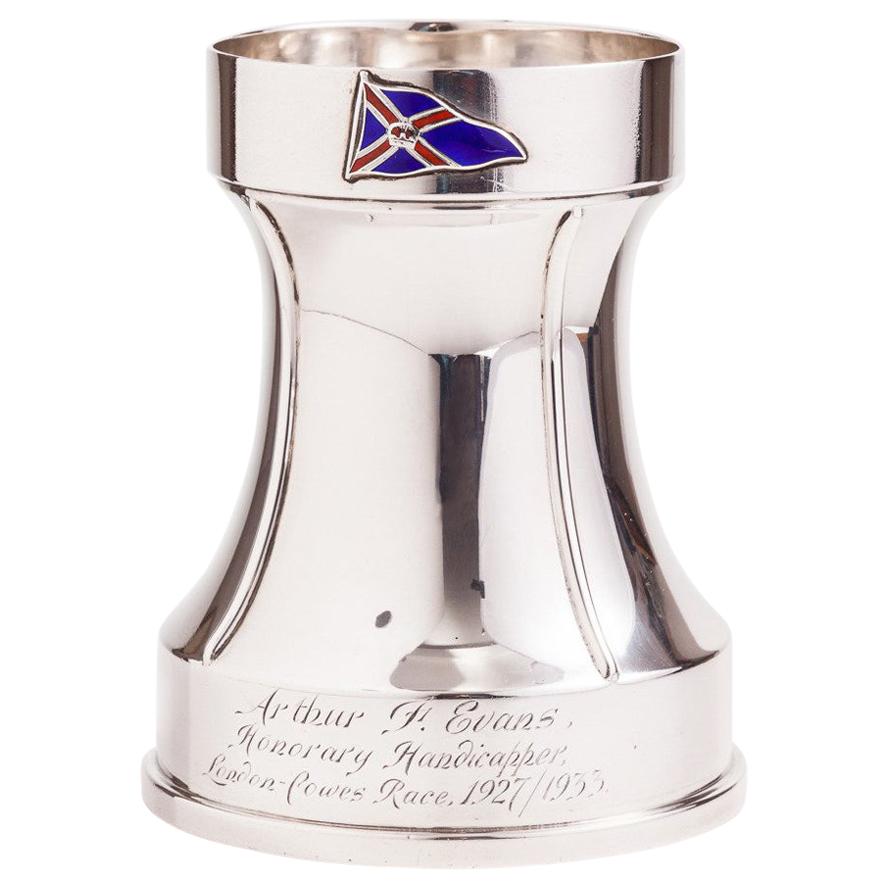 Nautical Theme Silver Tankard, London, 1933