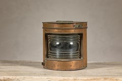 Nautical Tung Woo Starboard Ship Navigation Copper Lantern with Label