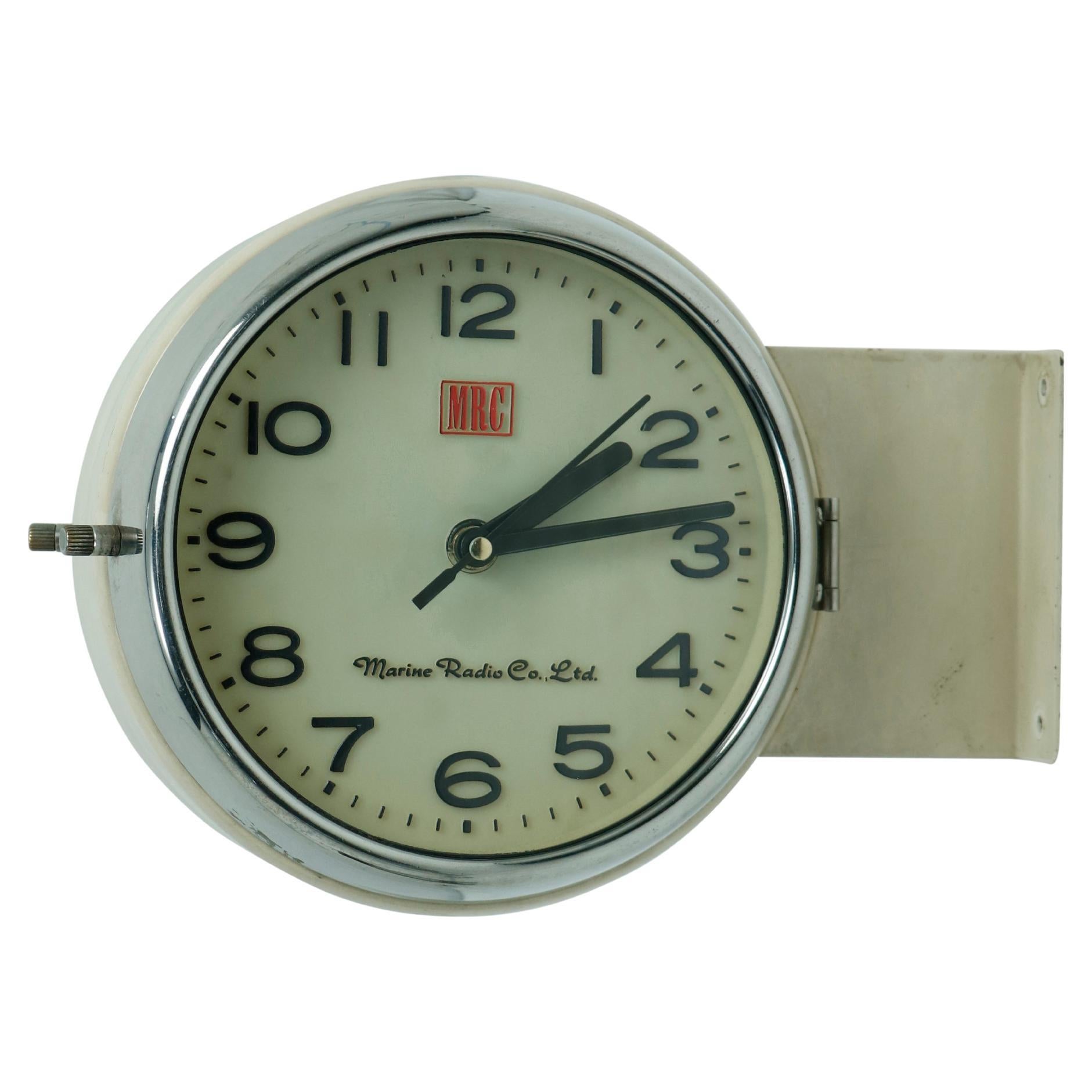Nautical Two-Sided Clock For Sale