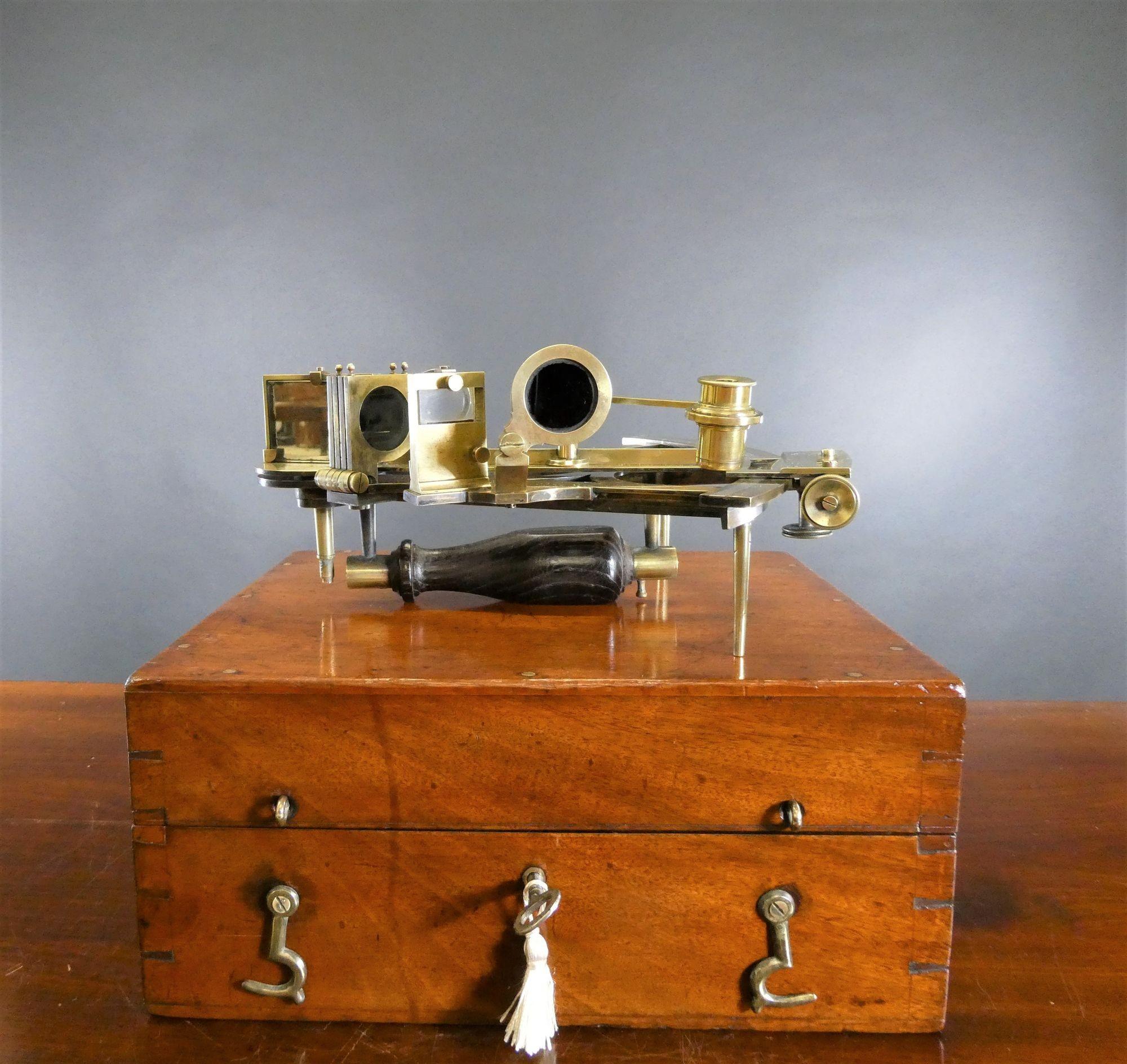 English Nautical Vernier Sextant, G.W.Butters, London For Sale