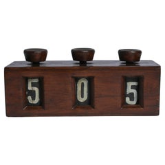 Nautical Wooden Compass Course Heading Instrument