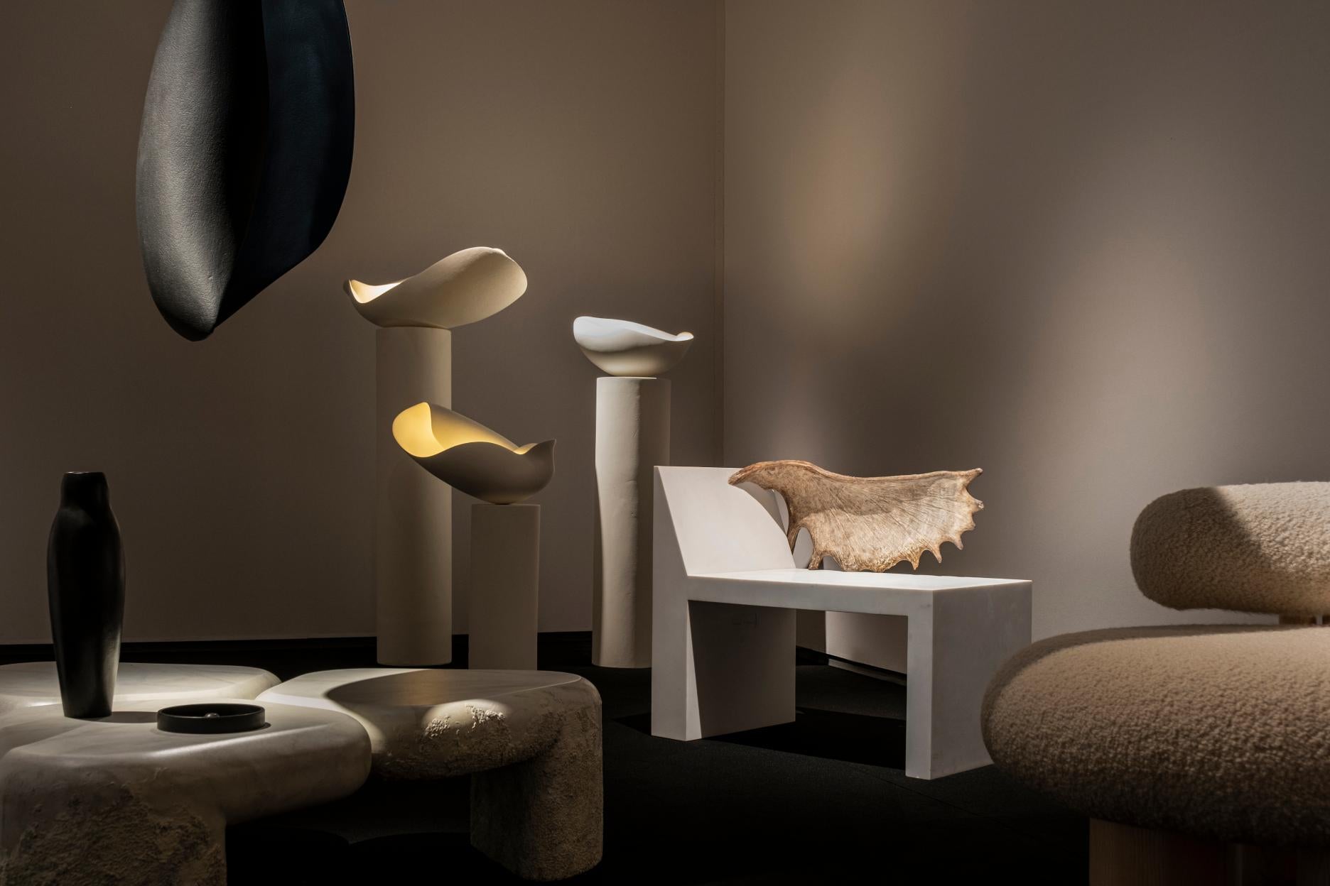 Lampadaire en céramique minimaliste 