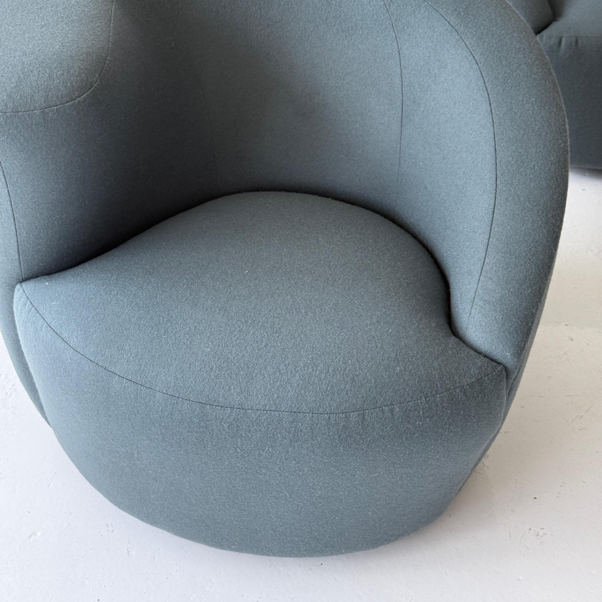 Sillas Nautilus de Vladimir Kagan para Directional Moderno de mediados de siglo en venta