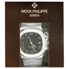 Nautilus 'Comet' Stainless Steel & Black Dial