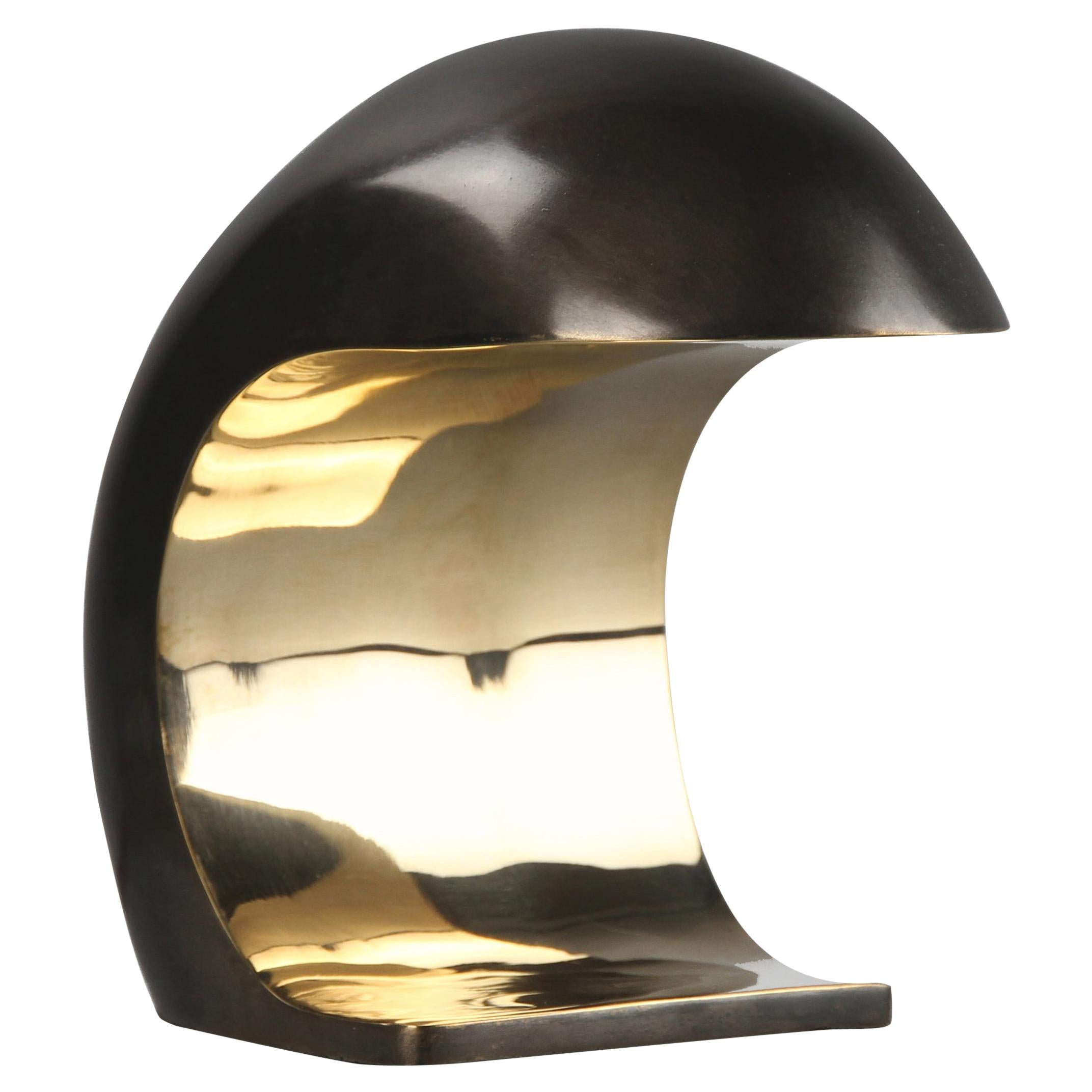 Nautilus Desk Lamp in Bronze, 2020, Signed, by Christopher Kreiling Studio