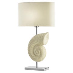 Lampada da tavolo Nautilus Medium Ivory in ceramica di Marioni LAB