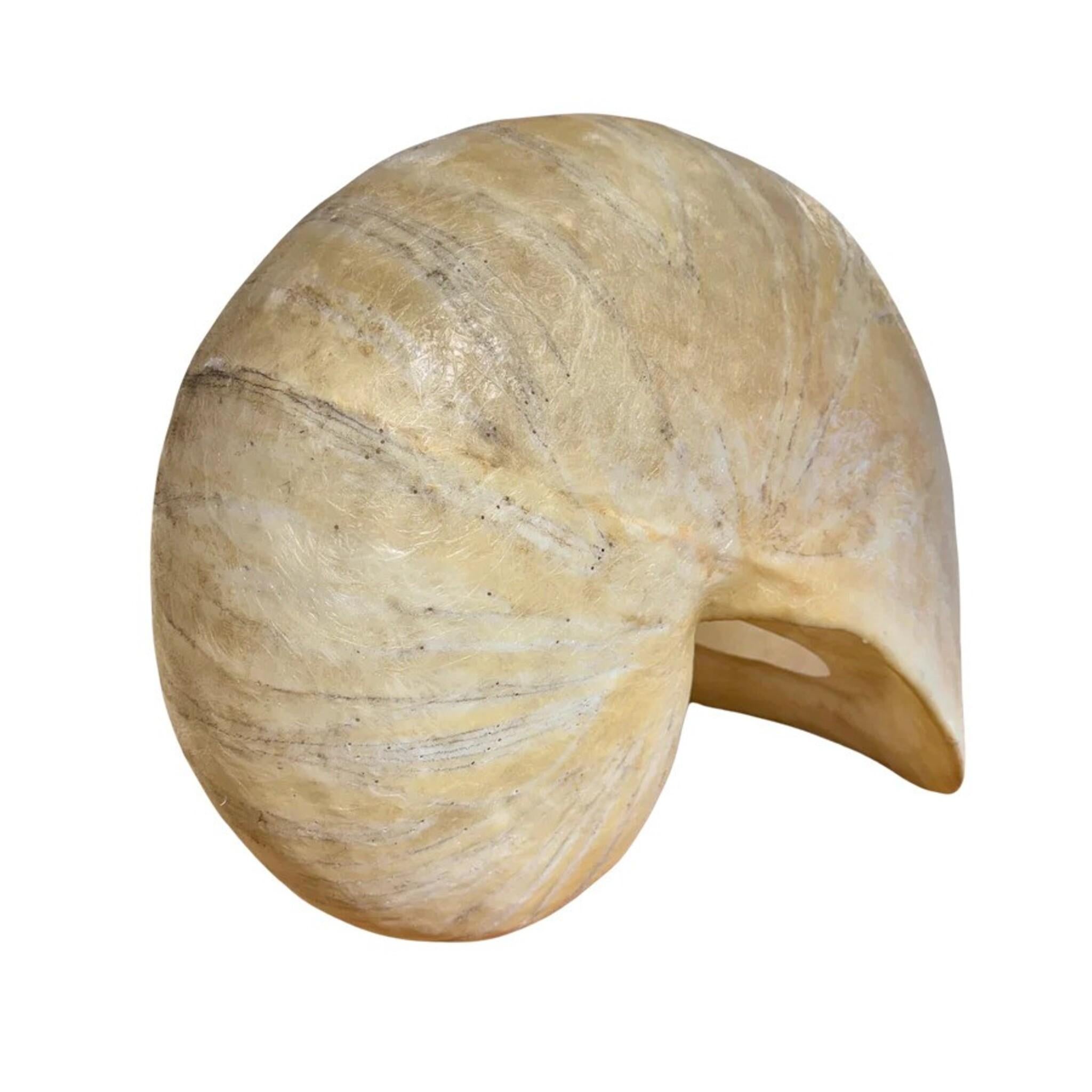 ‘Nautilus’ Sculptural Table Lamp by Marika Carniti Bollea, Italy, 1970s In Good Condition For Sale In Los Angeles, CA