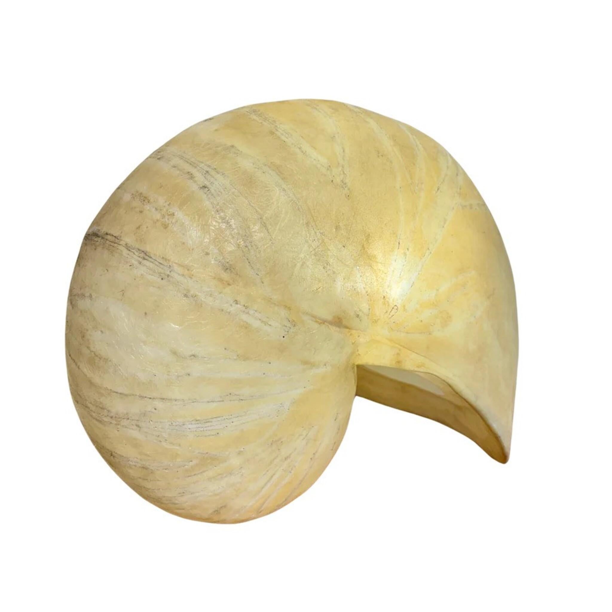 Late 20th Century ‘Nautilus’ Sculptural Table Lamp by Marika Carniti Bollea, Italy, 1970s For Sale