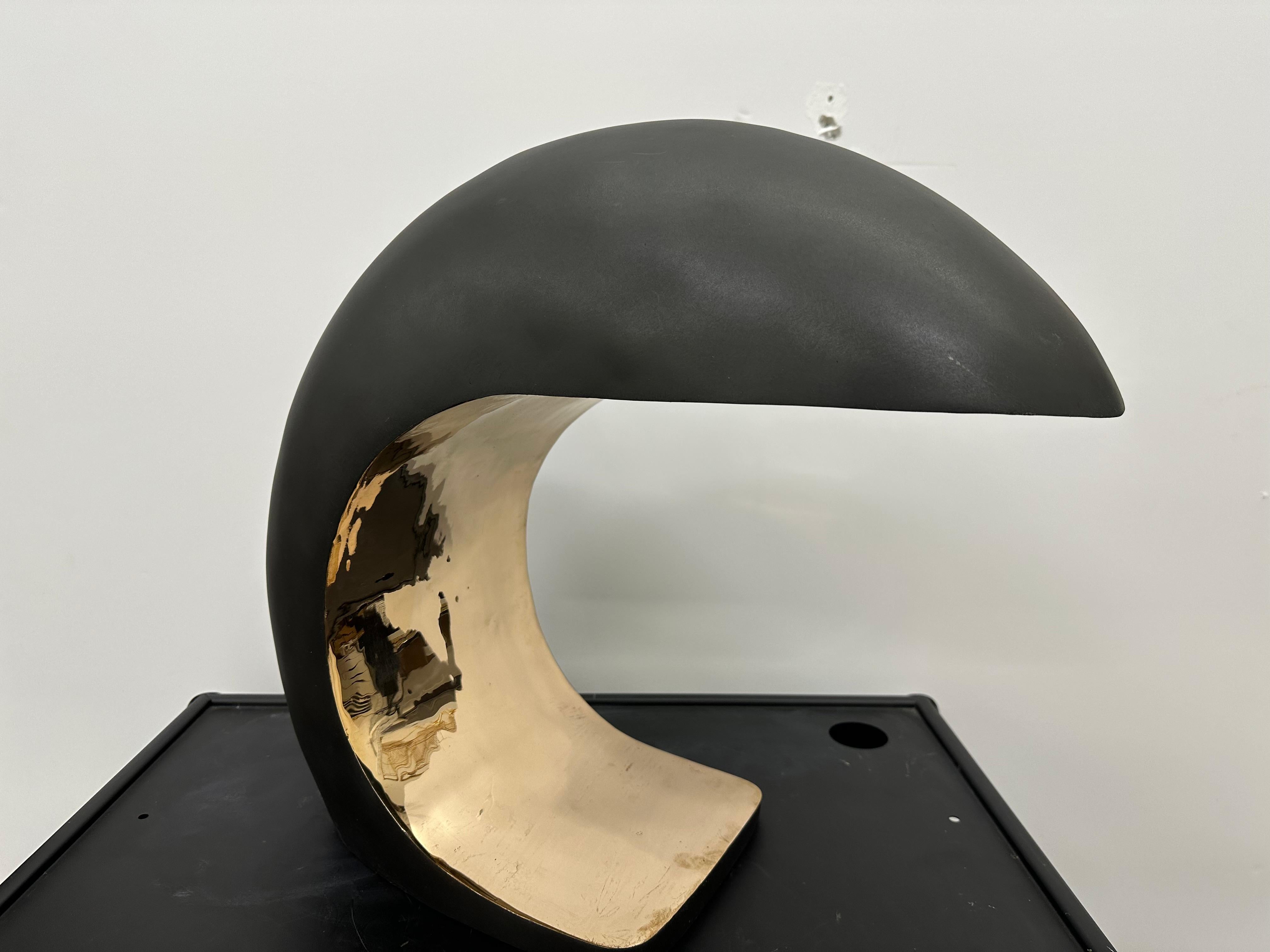 Lampe de bureau Nautilus en bronze moulé avec variateur de lumière 'Imperfect Model' n° 7 en vente 3
