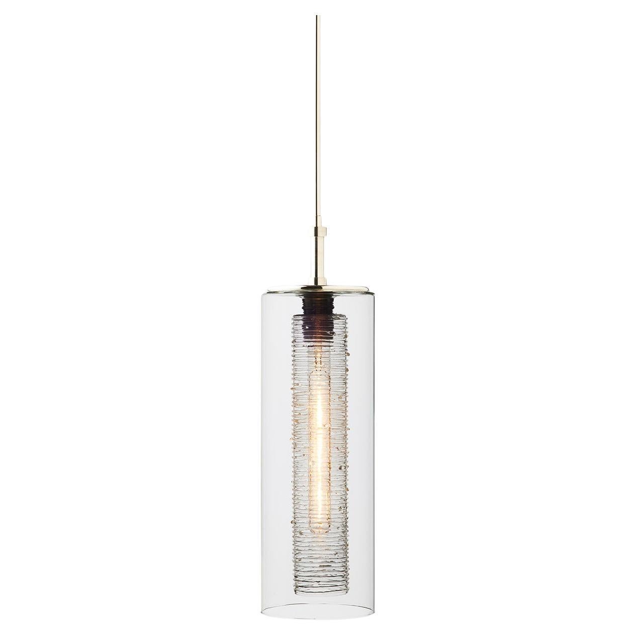 Nava 1 Blown Glass Pendant for Kitchen Islands or Bars by Shakuff For Sale