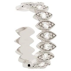 Nava Joaillerie Indy Earcuff Pavé 18K white gold, 10 diamonds