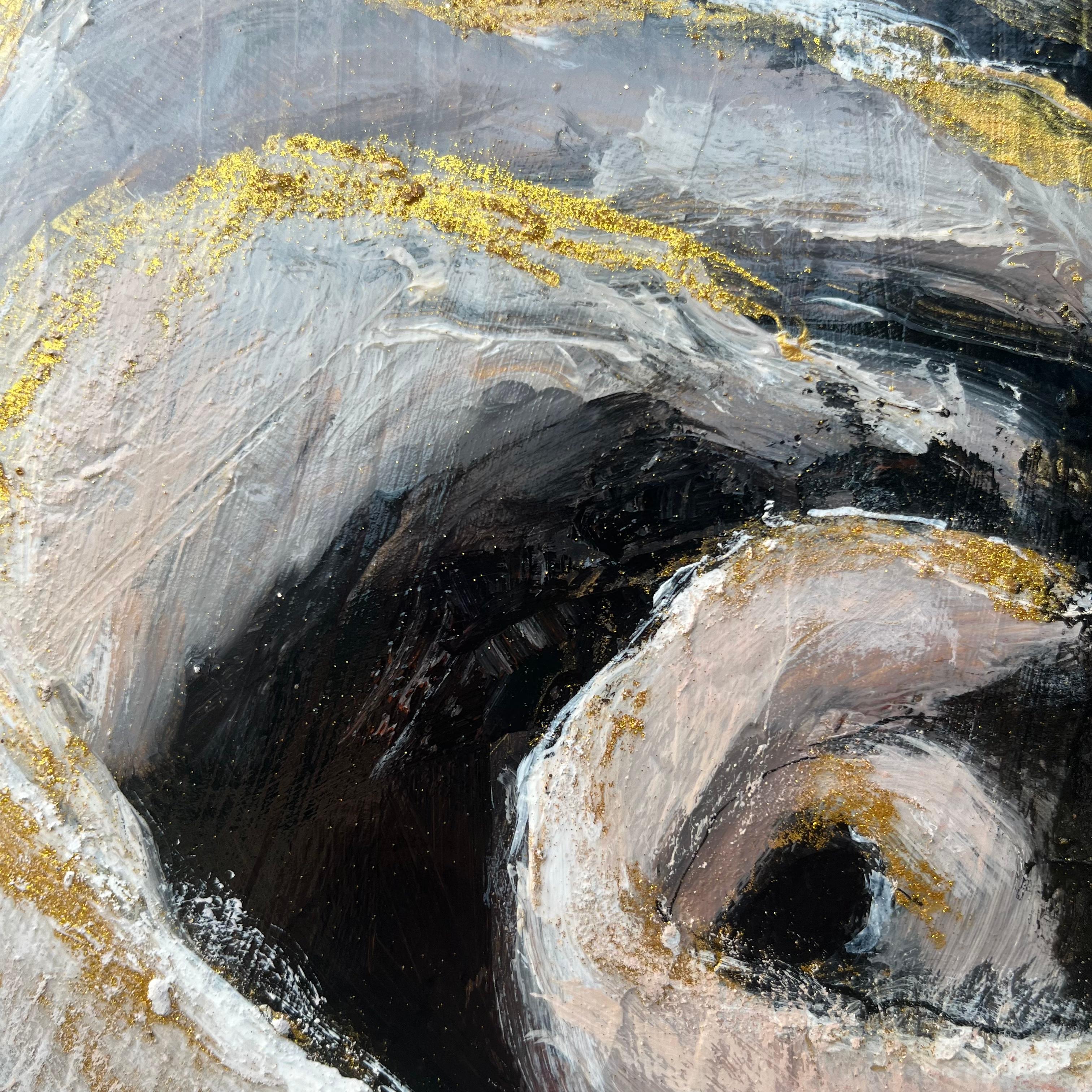 Bacio d'oro, Pittura originale in vendita 1