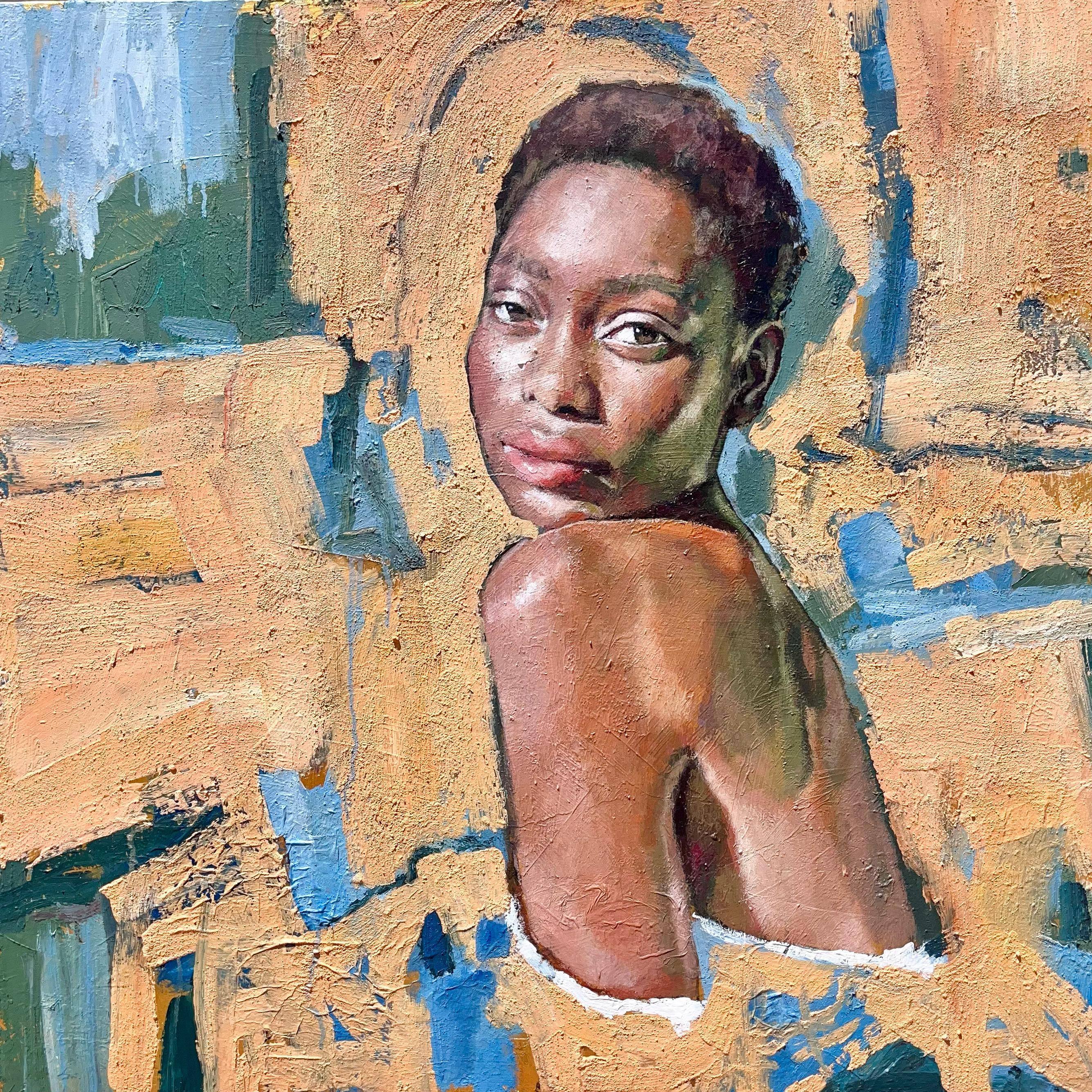 Escucha su voz, Pintura original - Mixed Media Art de Nava Lundy