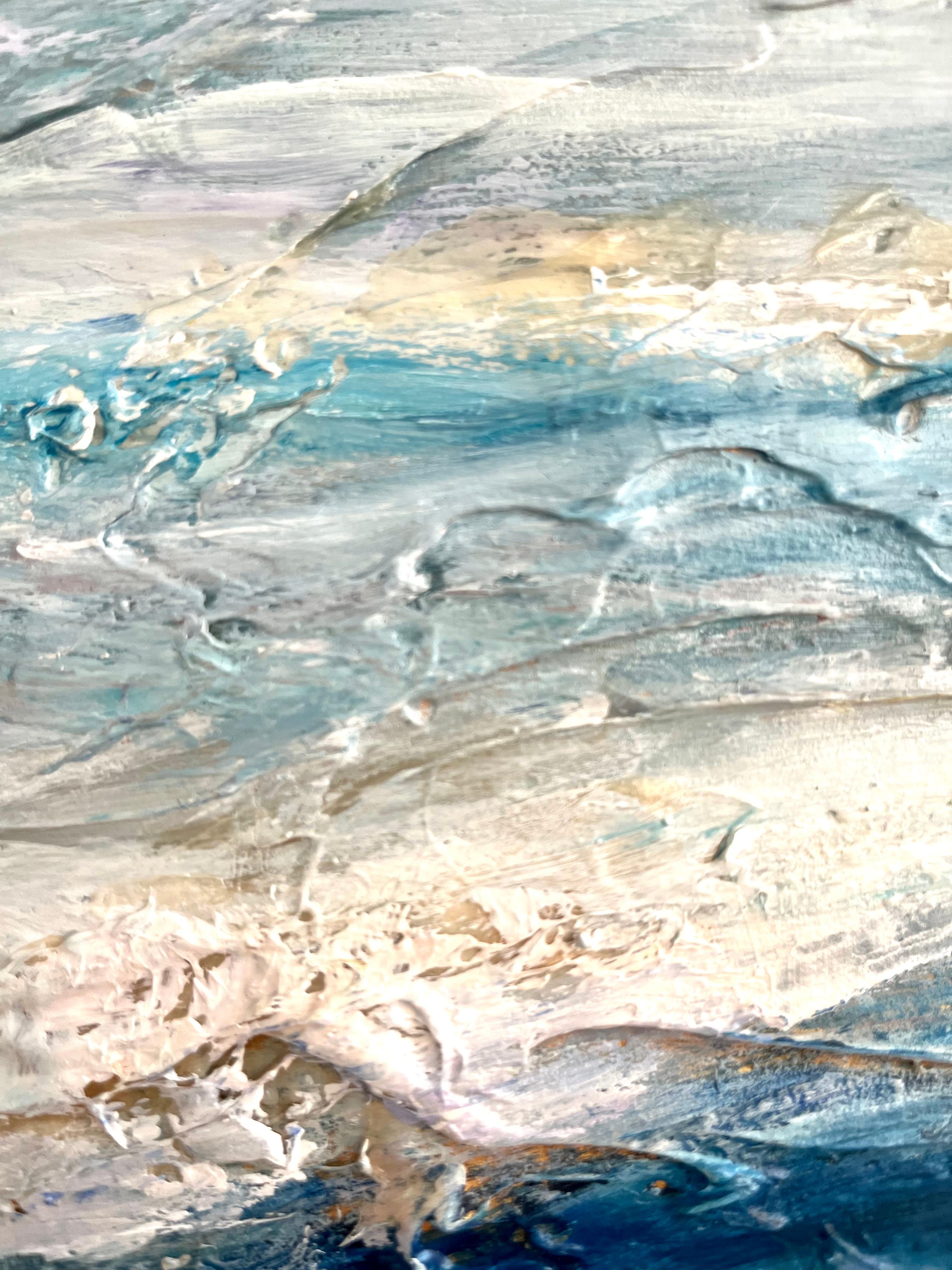 Where the Sea Meets the Sky, Abstract Painting For Sale 2