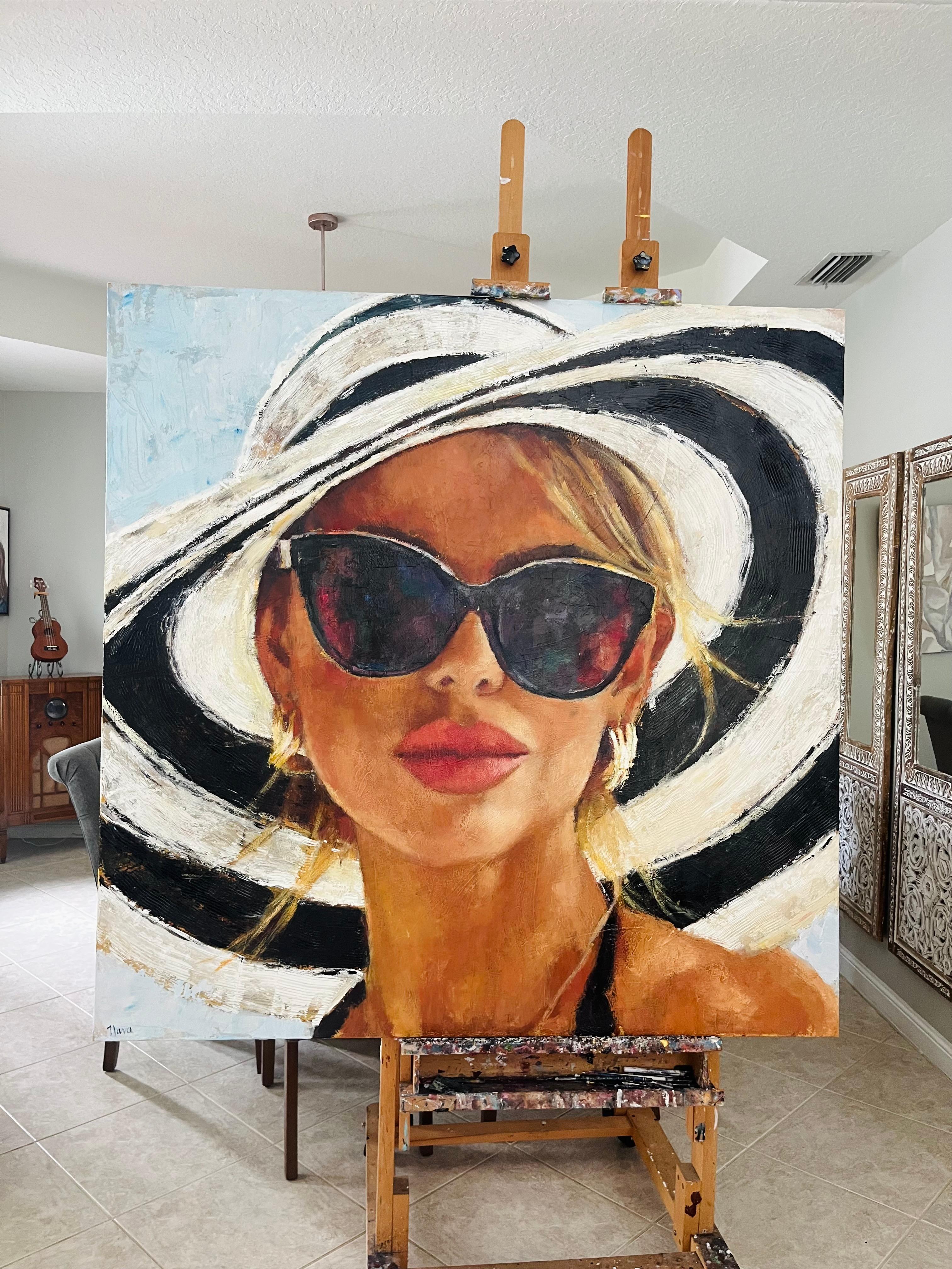 Catch Me if You Can, Originalgemälde (Realismus), Painting, von Nava Lundy