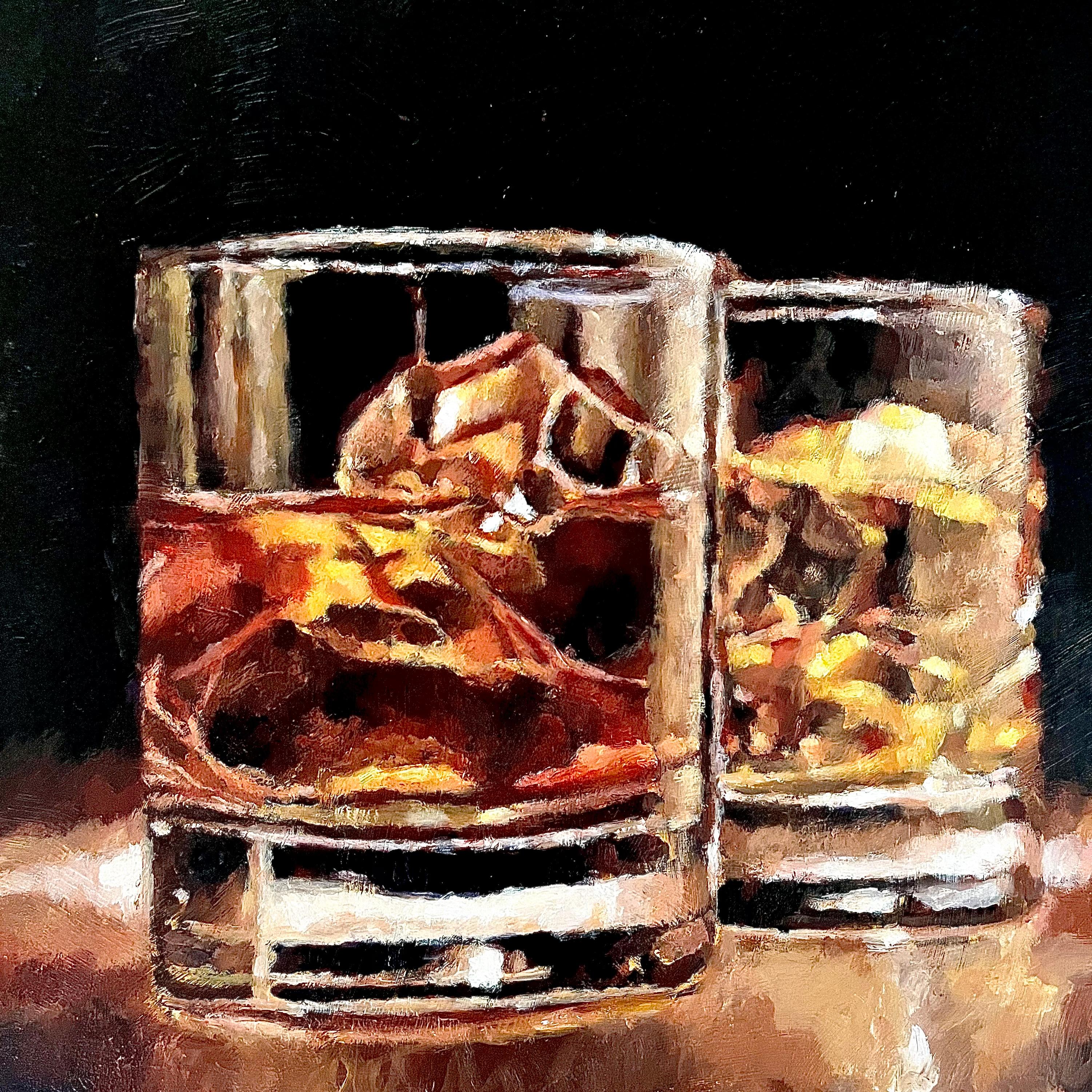 Clink, Clink, Original Painting - Art by Nava Lundy