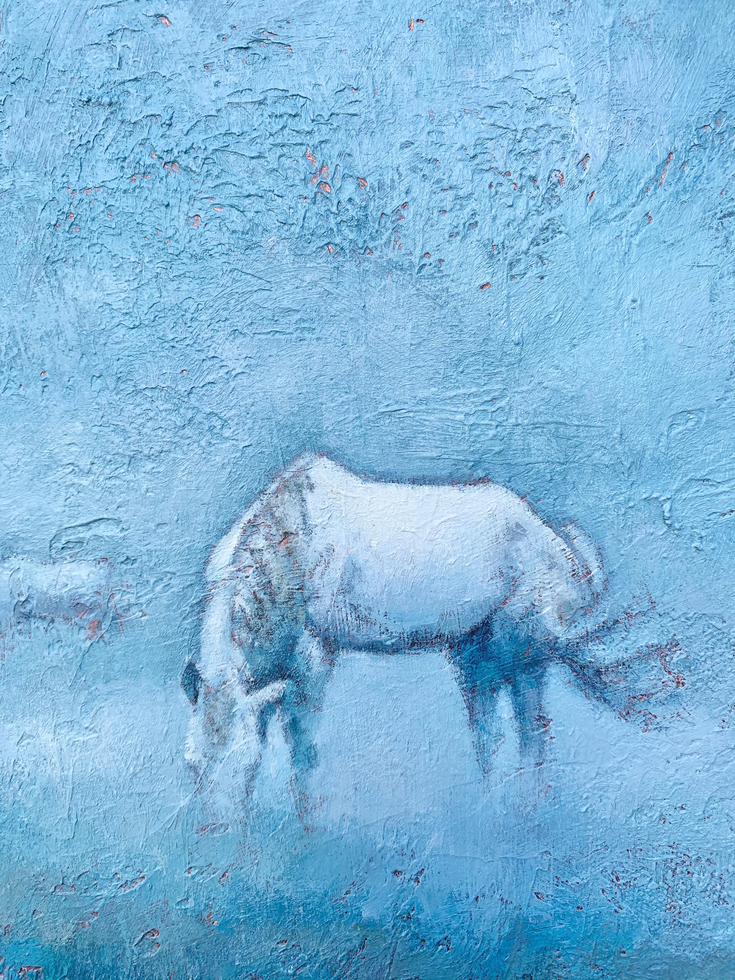 Dreaming of Wild Horses, Abstract Painting 3