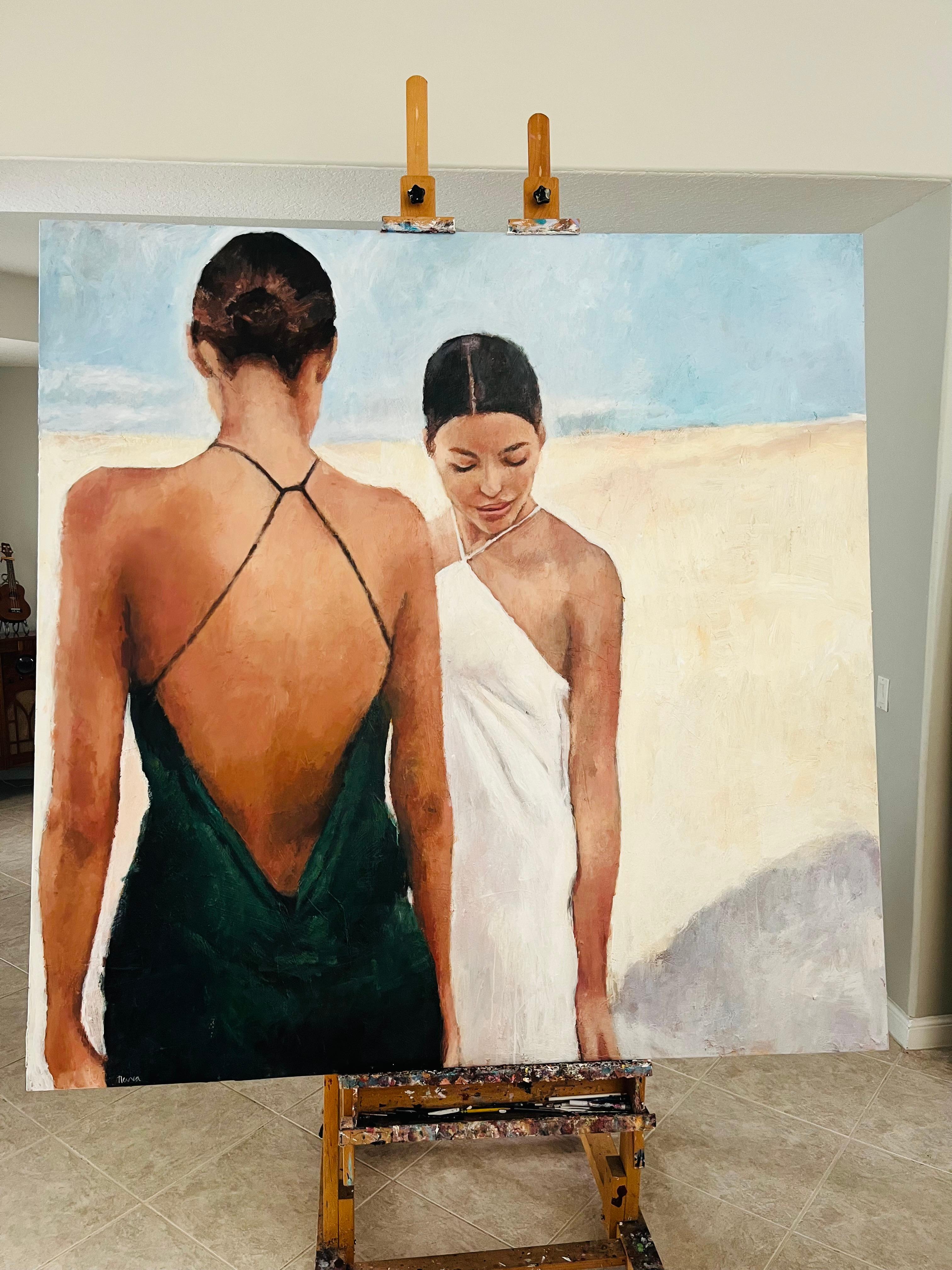 Lascia che sia per sempre, dipinto originale - Painting Contemporaneo di Nava Lundy