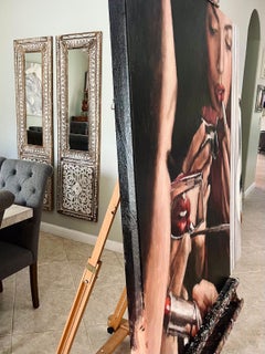 Promesse di rossetto, dipinto originale