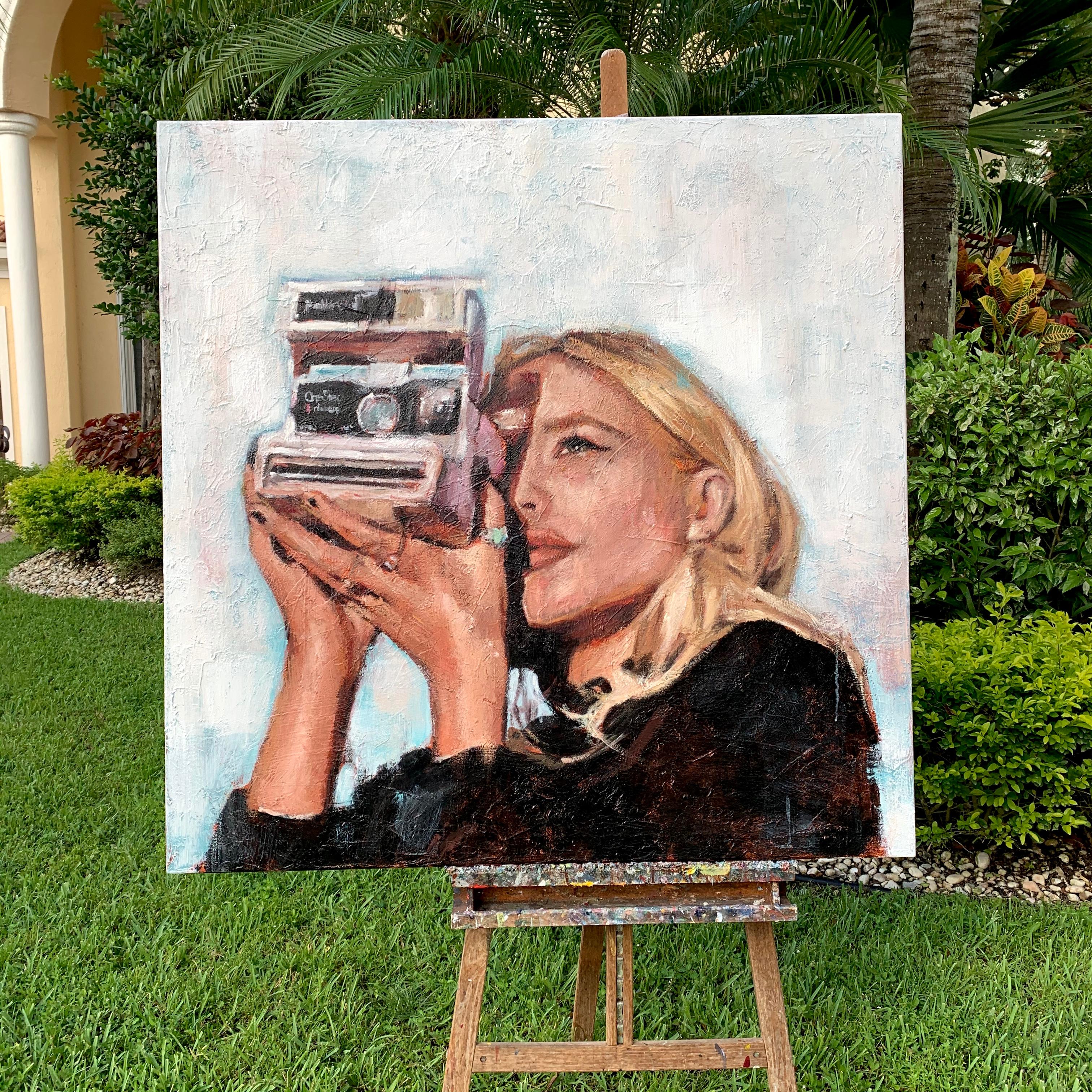 Tell Their Story, Original-Gemälde (Pop-Art), Painting, von Nava Lundy