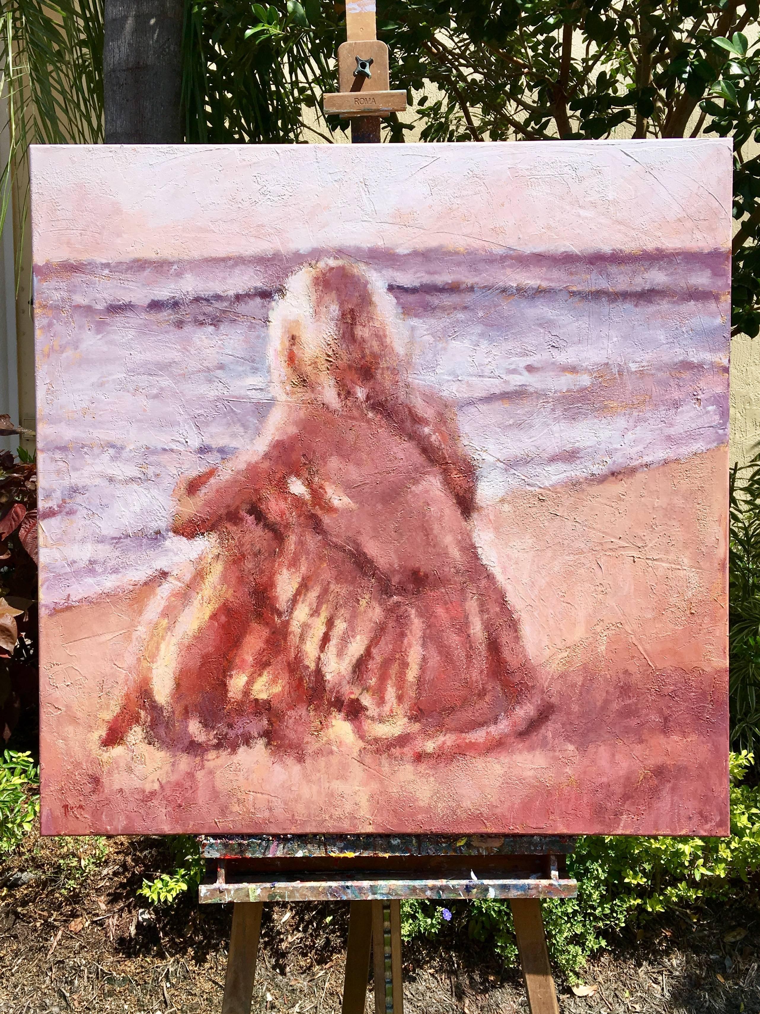The Tide Will Turn - Impressionist Painting by Nava Lundy