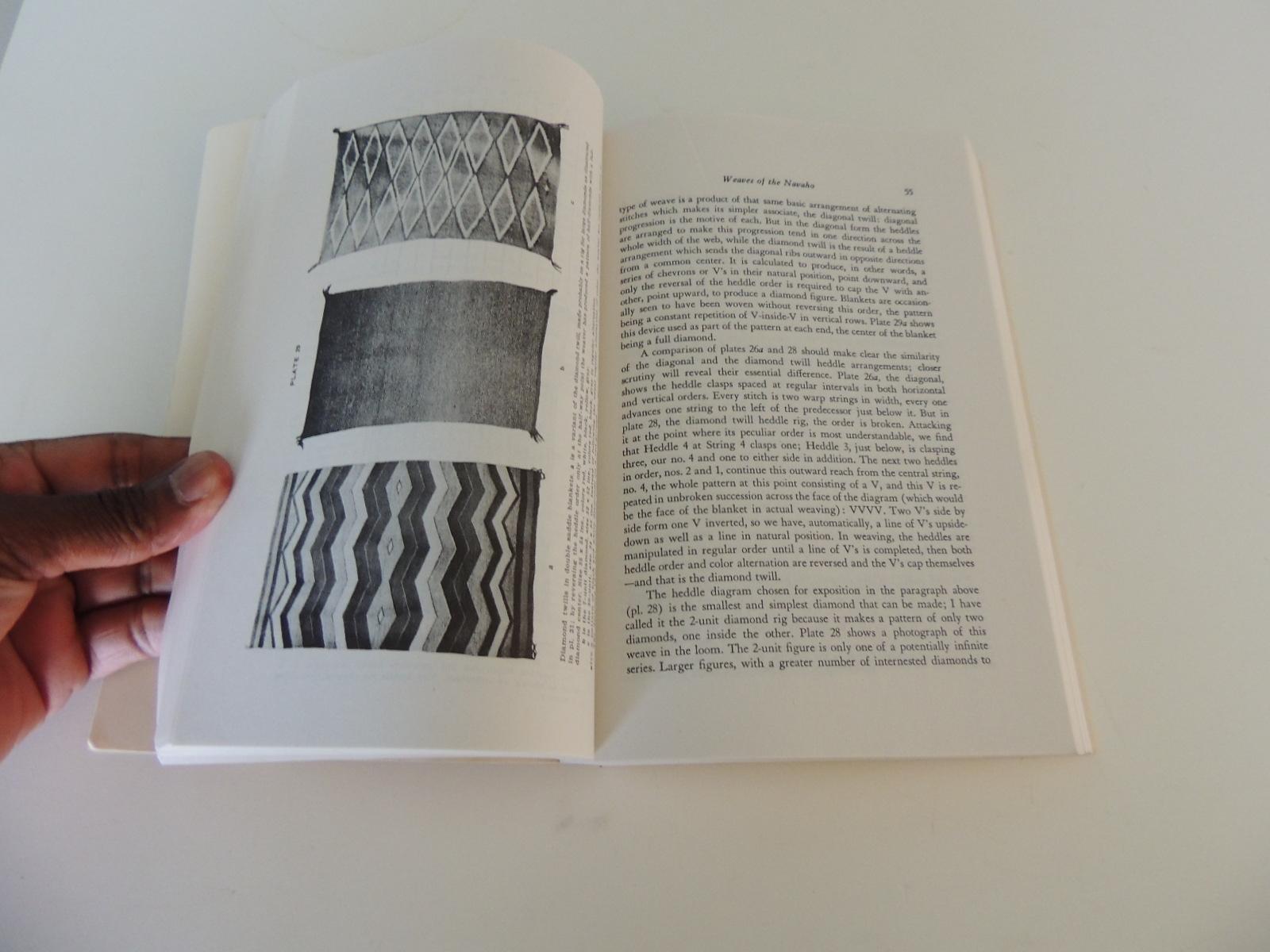 Tribal Navaho Weaving: Its Technic and Its History, 'Navajo' Softcover Book