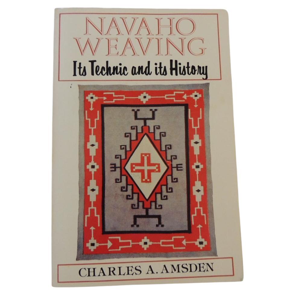Navaho Weaving: Its Technic and Its History, 'Navajo' Softcover Book