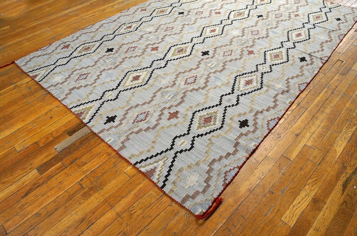 Hand-Woven Contemporary Navajo Style Carpet ( 6' x 9' - 183 x 274 ) For Sale
