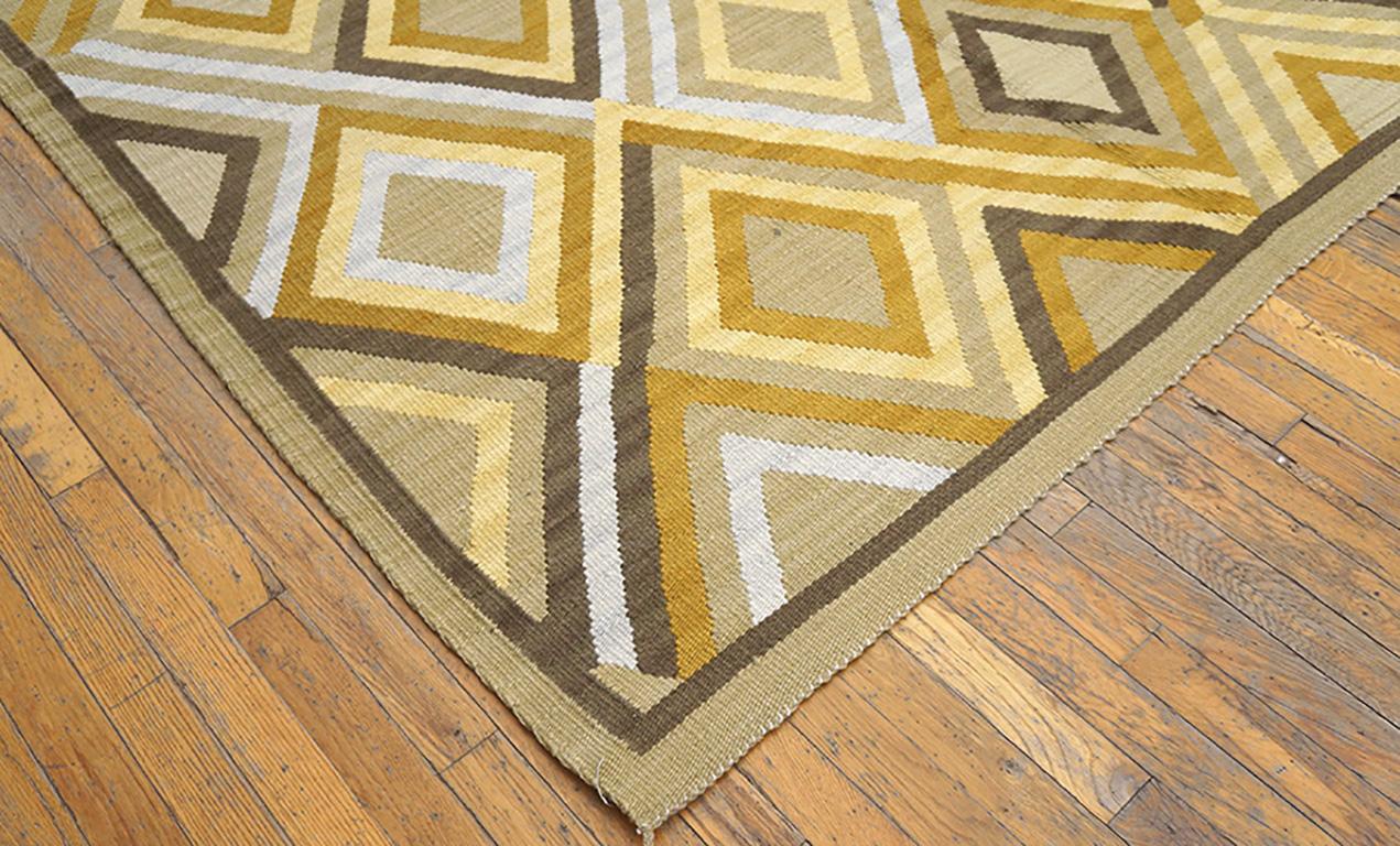 Indian Contemporary Navajo Style Carpet ( 9' x 12' - 375 x 365 ) For Sale