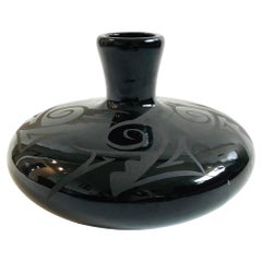 Navajo Black Pottery Vase
