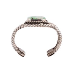 Navajo Carico Lake Green Turquoise Cuff Bracelet
