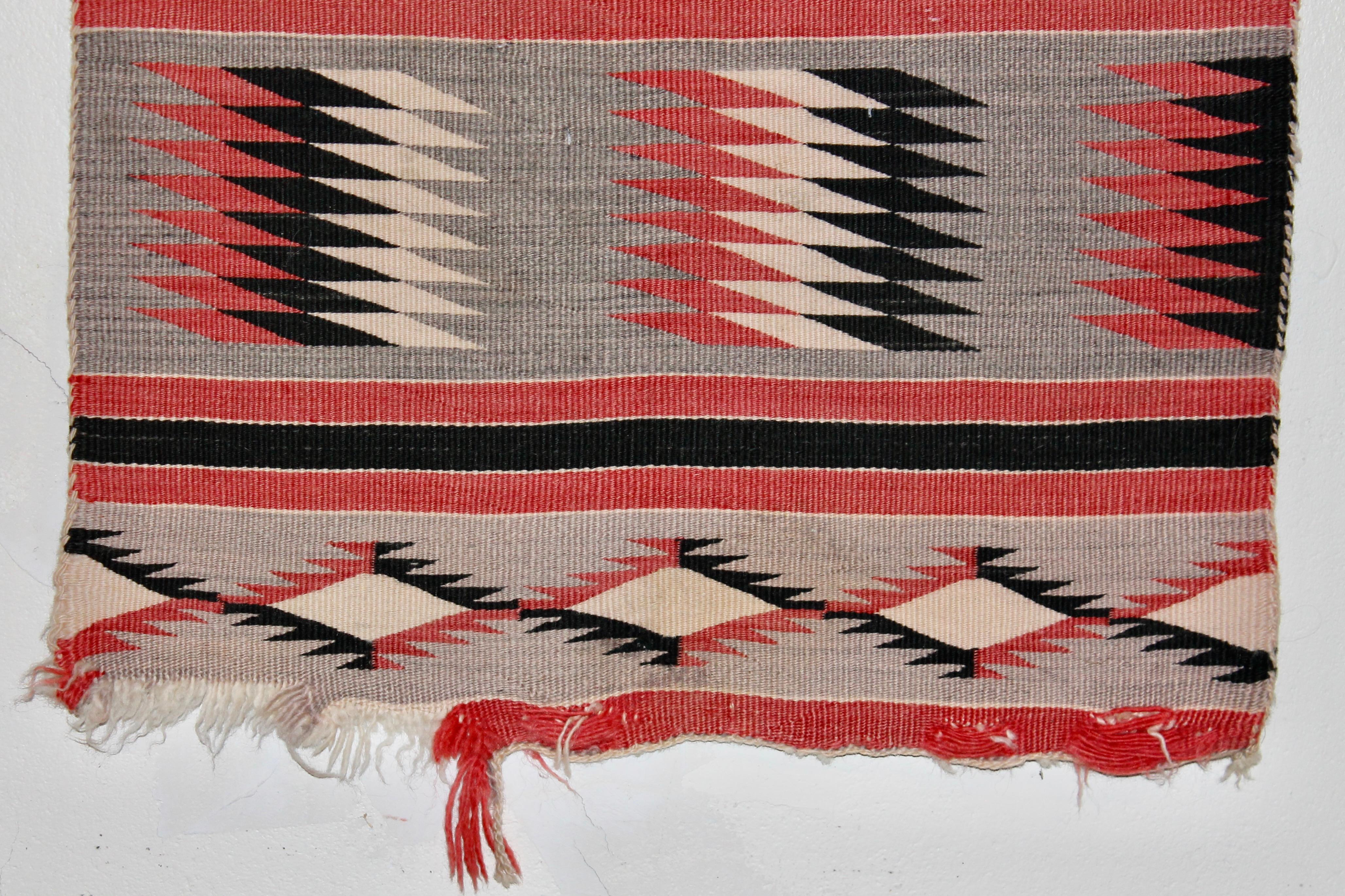 Woven Navajo Child's Blanket For Sale